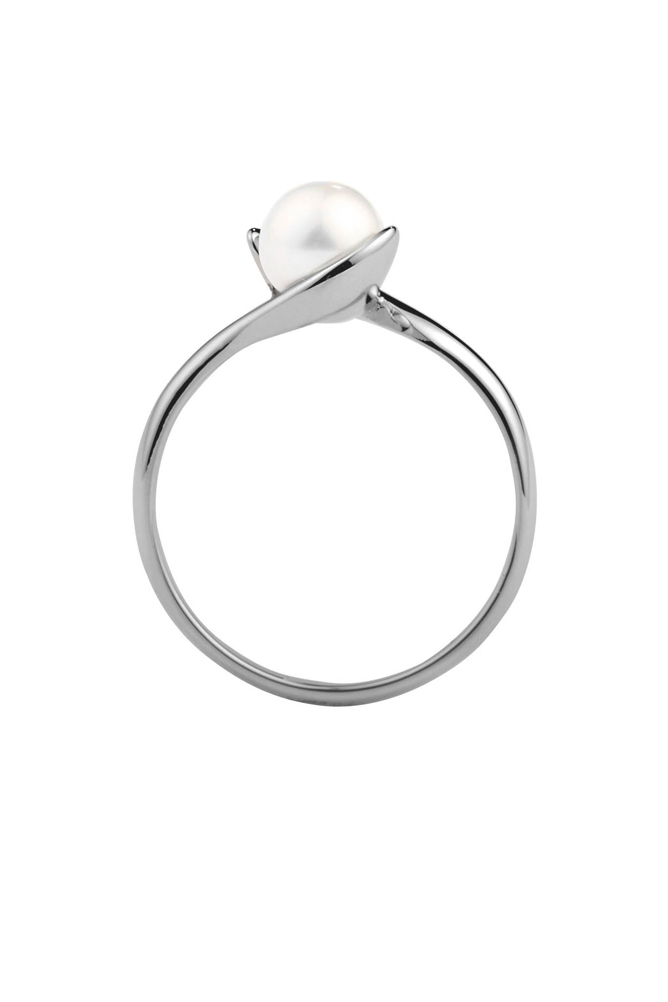 Lily helmisormus 6mm valkokultainen 16,0