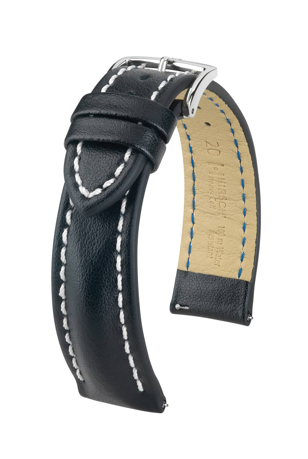 Hirsch Heavy Calf L Black kellon ranneke 18,00mm