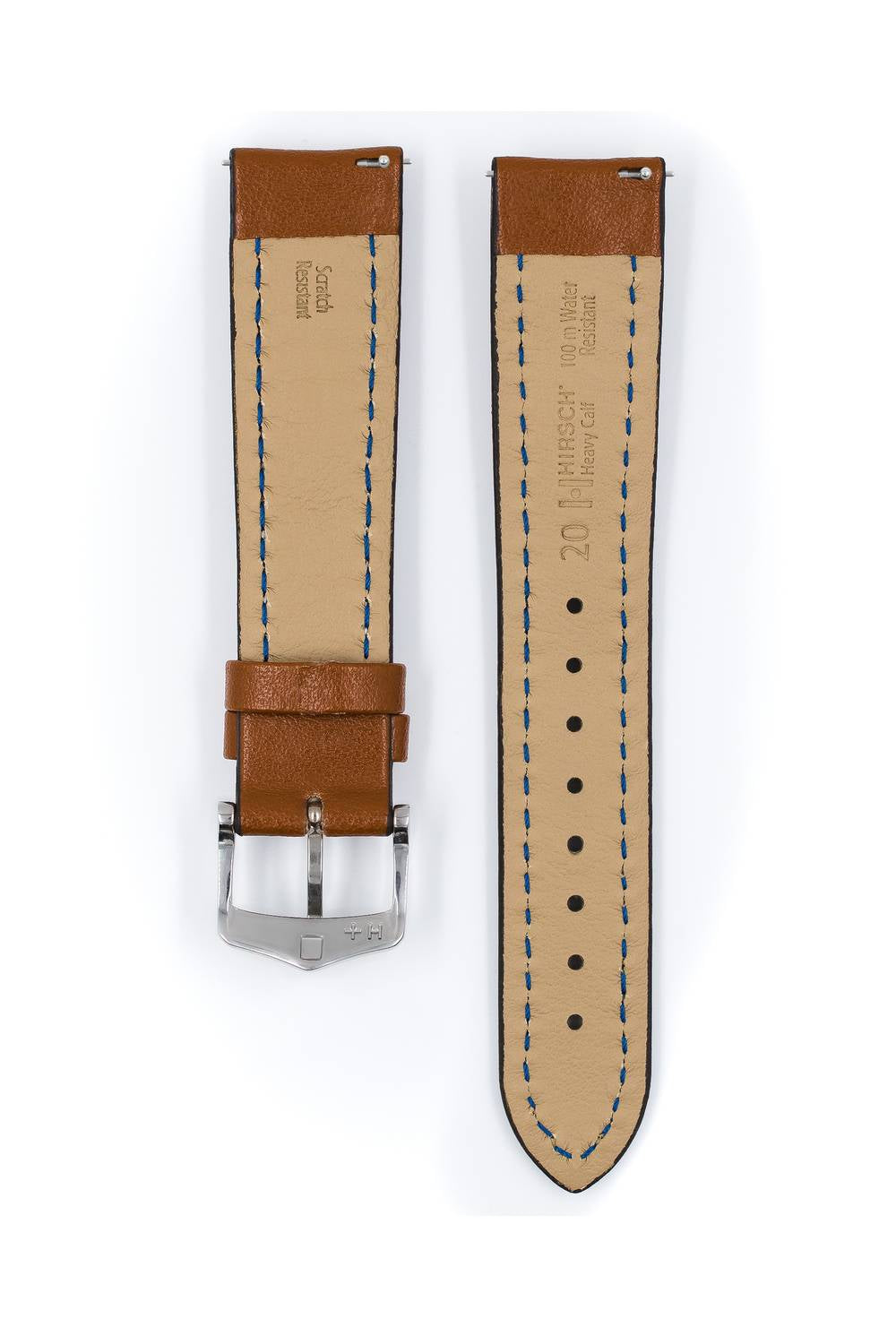 Hirsch Heavy Calf L Golden Brown kellon ranneke 18,00mm