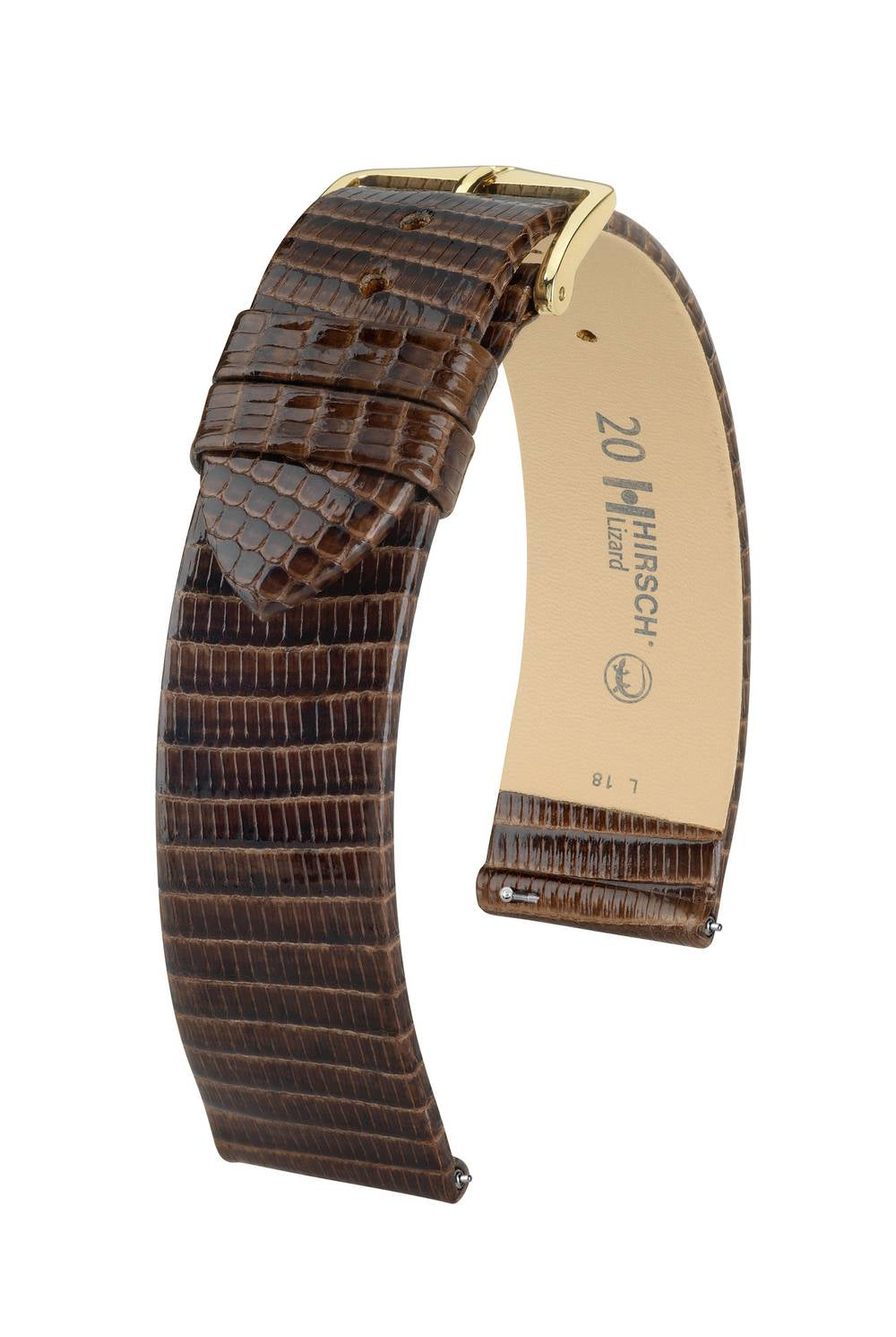 Hirsch Lizard M Brown Shiny kellon ranneke 12,00mm