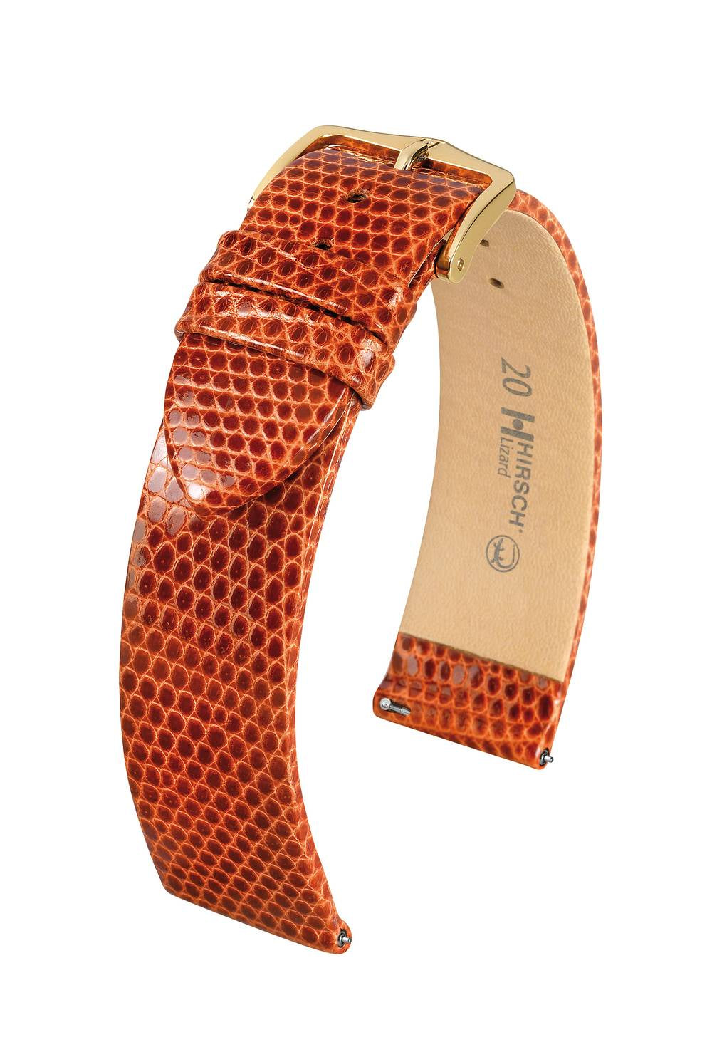 Hirsch Lizard M Golden Brown Shiny kellon ranneke 14,00mm