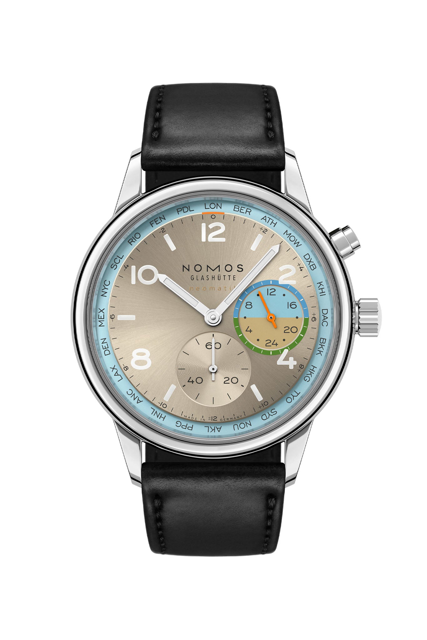 Nomos Glashütte Club Sport Neomatik Worldtimer Roam