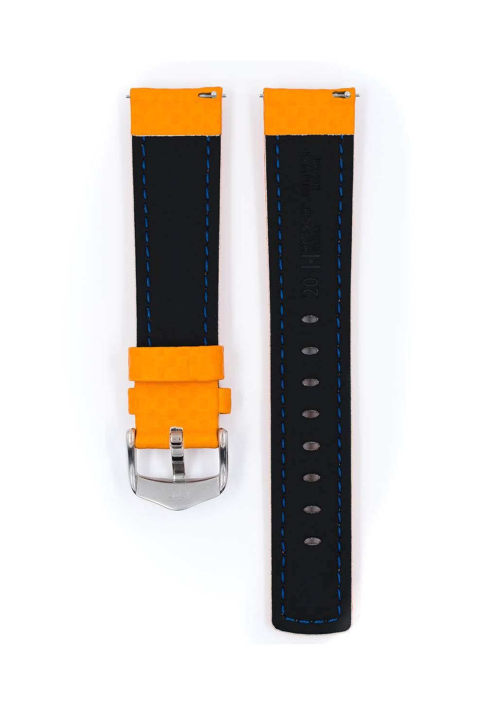 Hirsch Carbon L Orange kellon ranneke 20,00mm