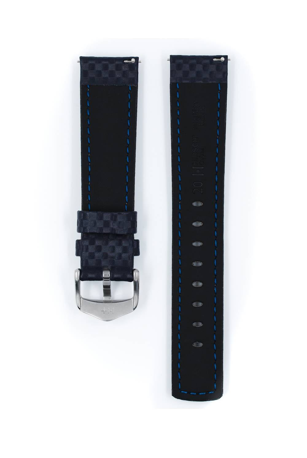 Hirsch Carbon L Blue kellon ranneke 20,00mm