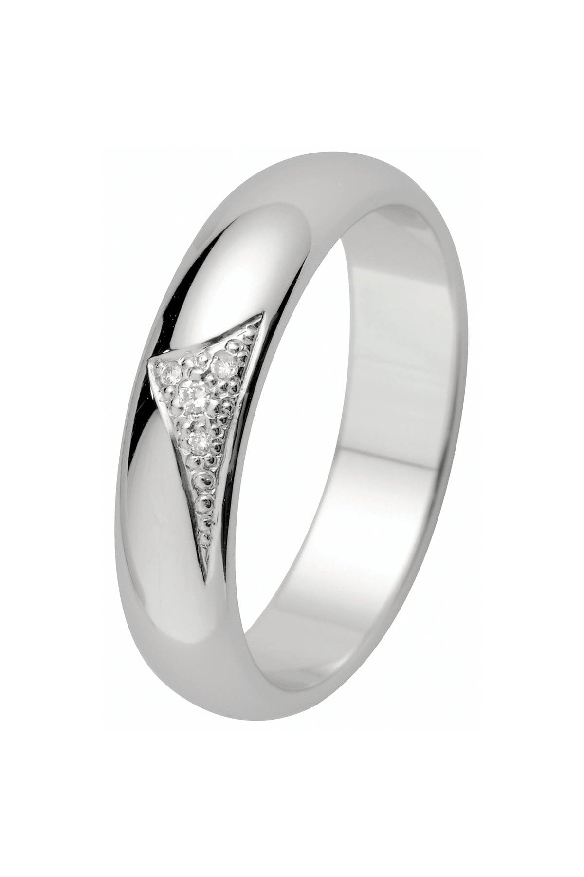 Kohinoor Valkokultainen timanttisormus 0,02ct 18,0