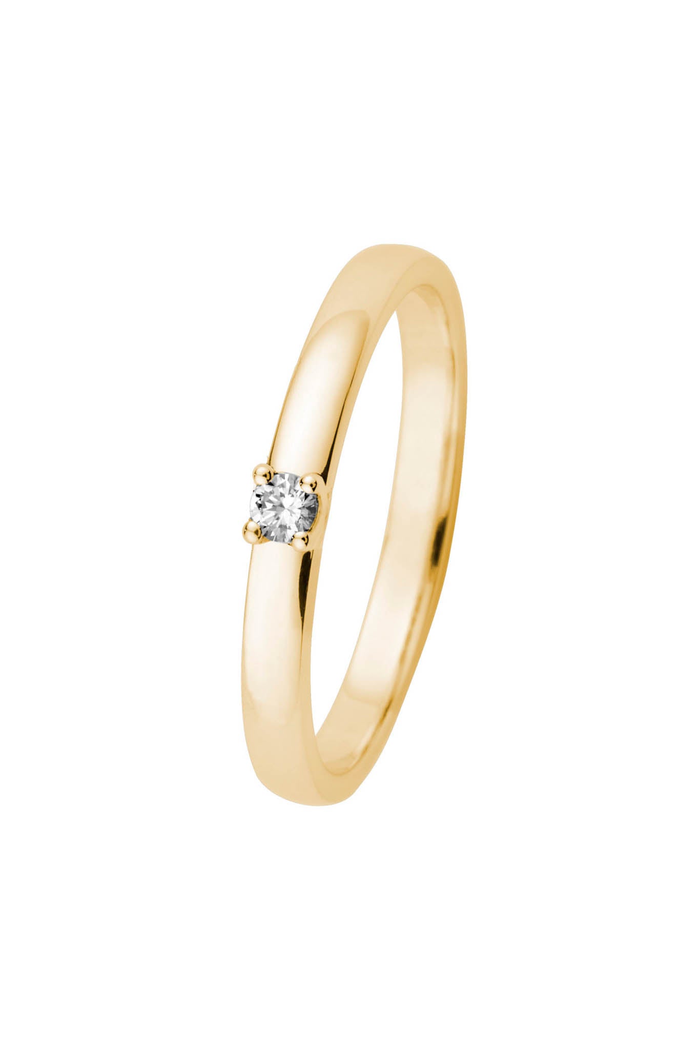 Estelle kultainen timanttisormus 0,04ct 15,5