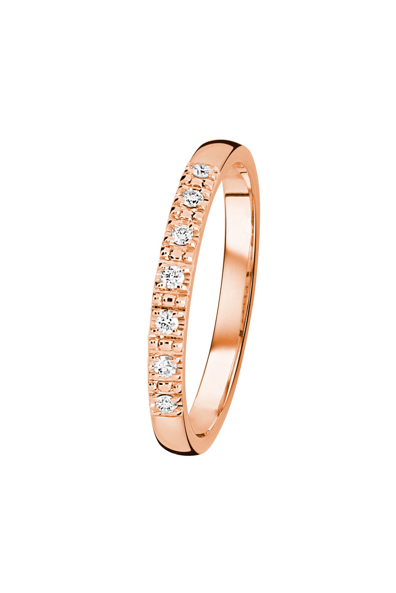 Estelle ruusukultainen timanttisormus 15,5