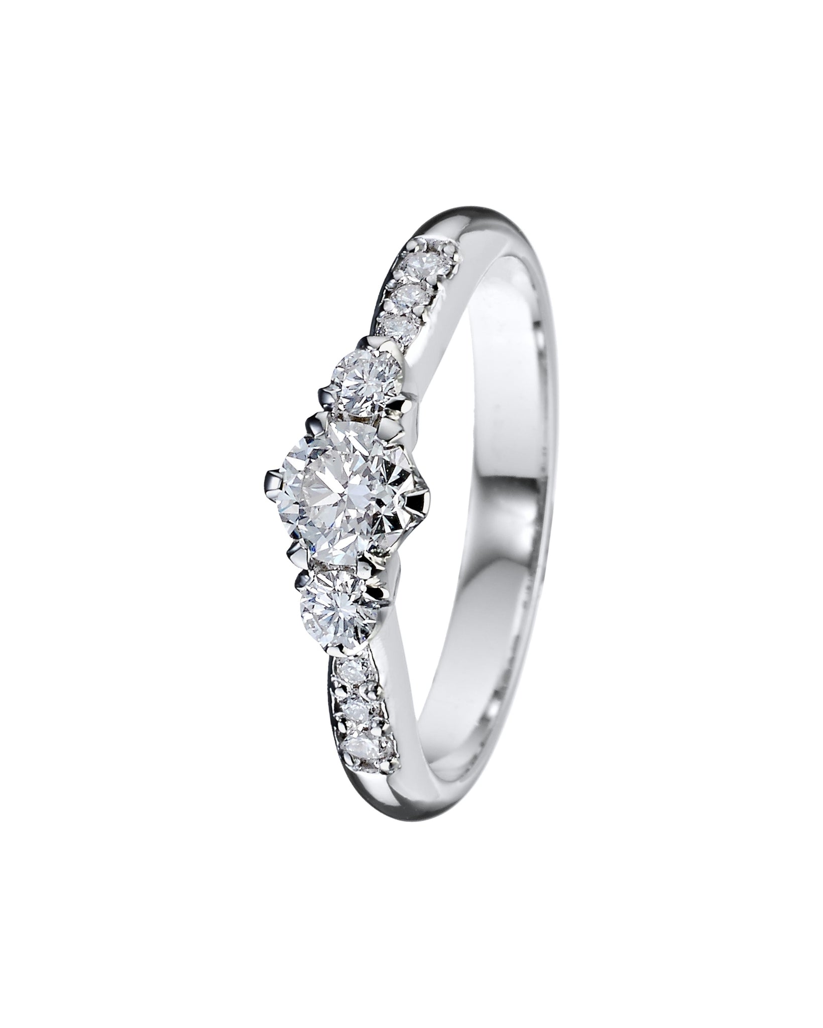 Kohinoor Helene timanttisormus 0,48ct 15,5