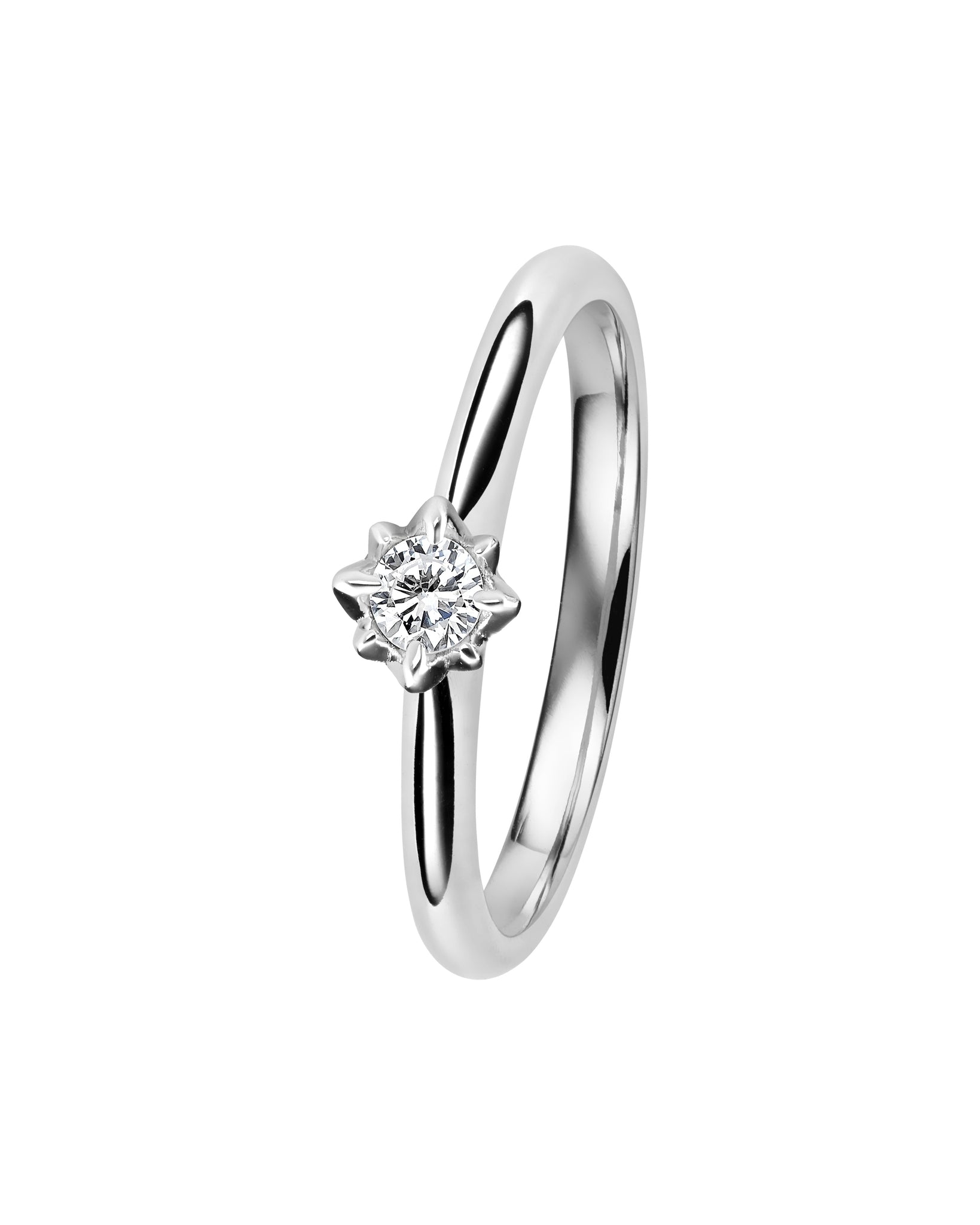 Kohinoor Rosa timanttisormus 0,12ct 15,5