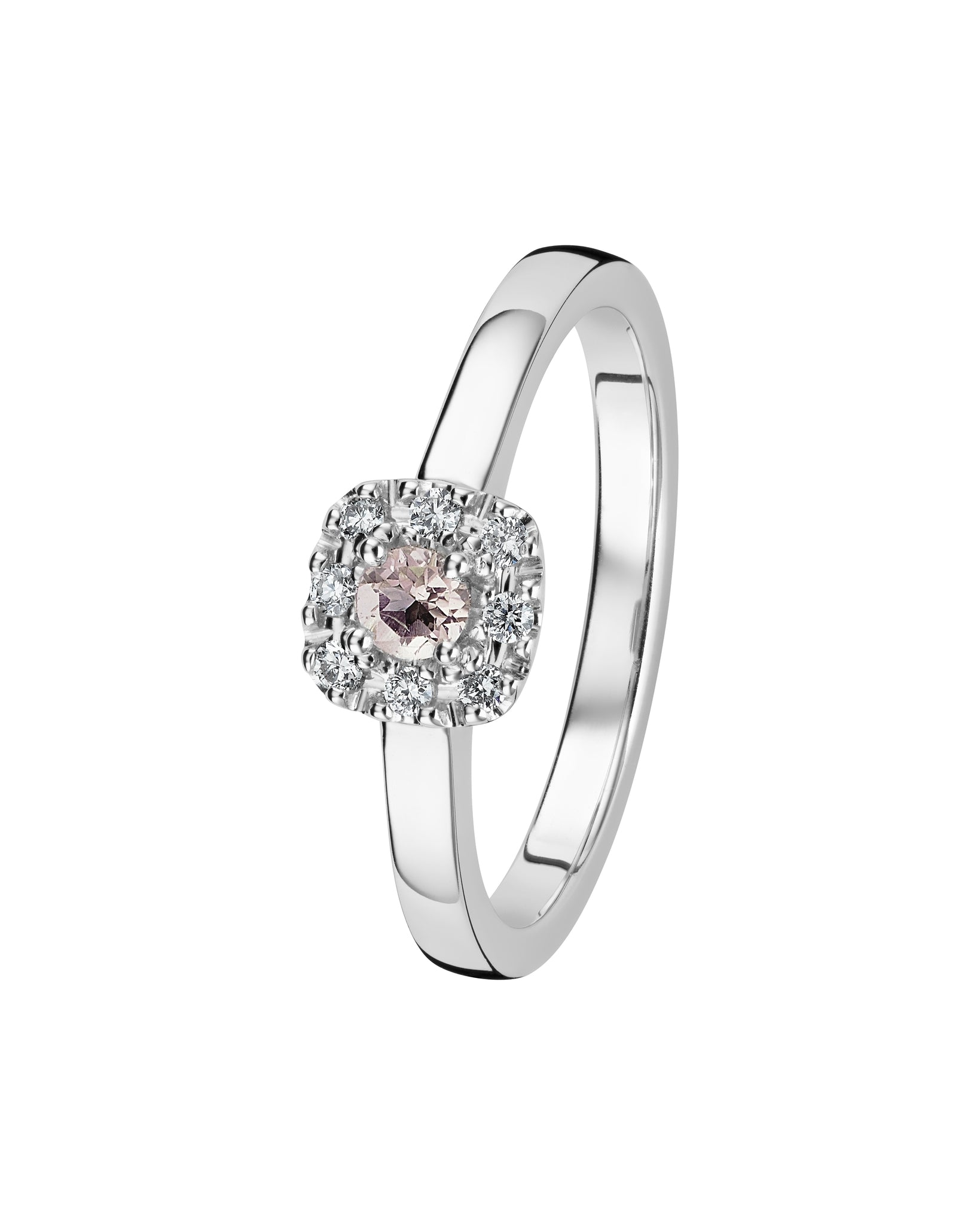 Kohinoor Valerie Morganiitti timanttisormus 0,08ct 15,5