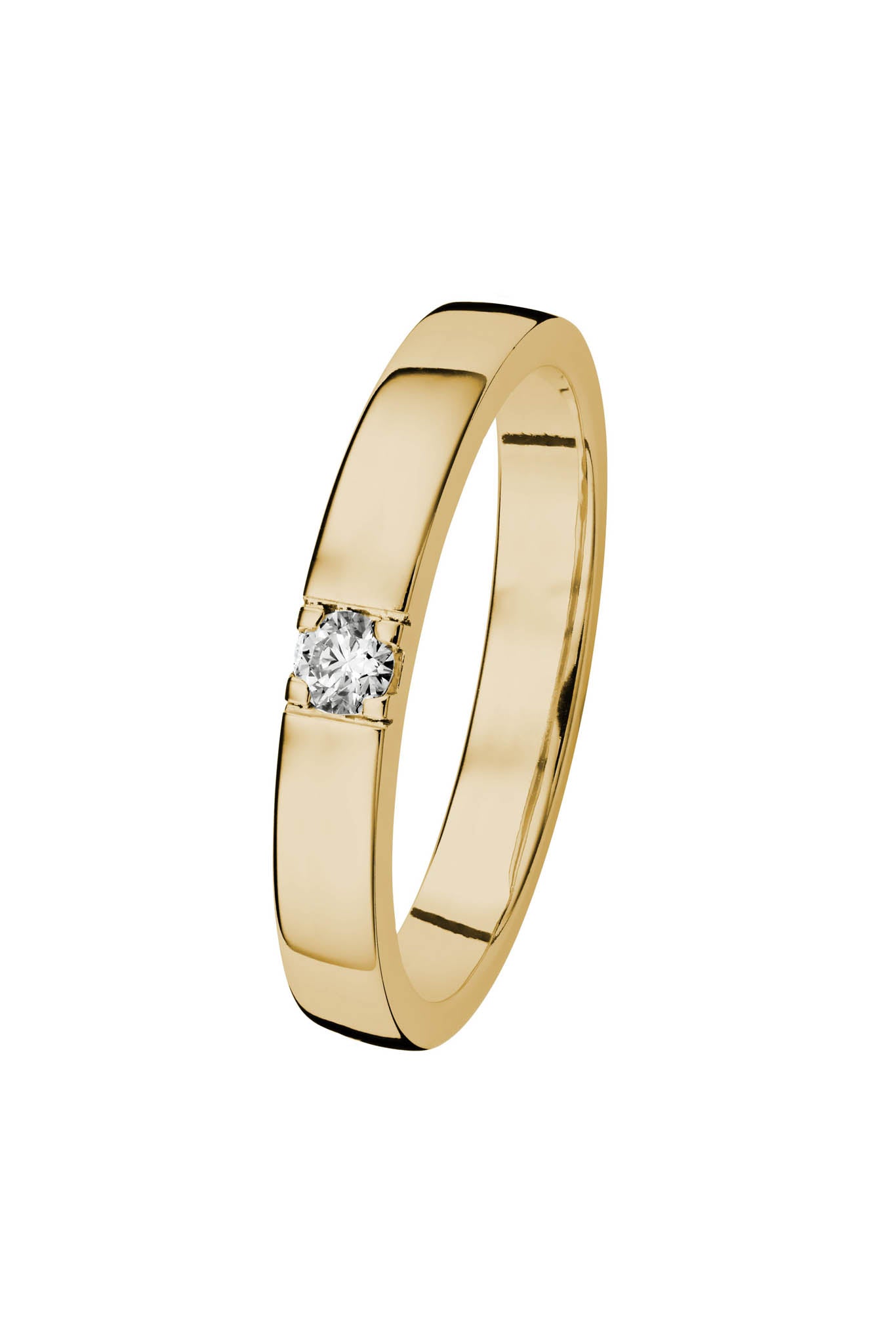 Linnea kultainen timanttisormus 0,08ct 16,0