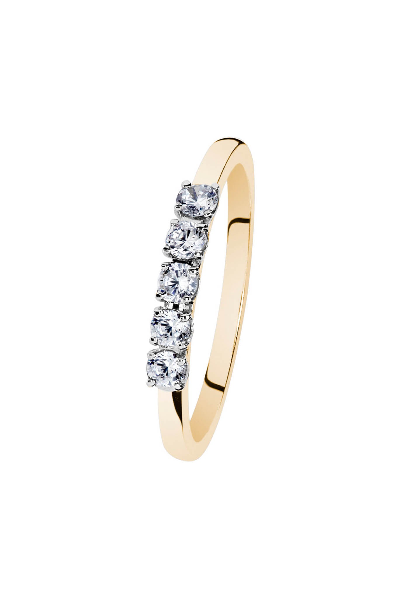 Noemi kulta/valkokulta timanttisormus 0,25ct 15,5