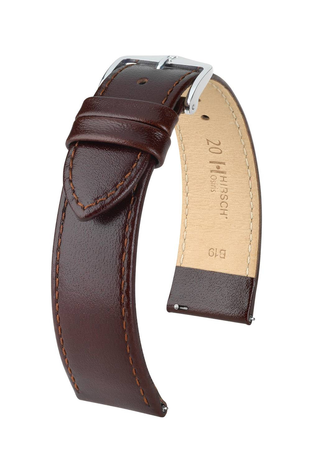 Hirsch Osiris M Brown Shiny kellon ranneke 12,00mm