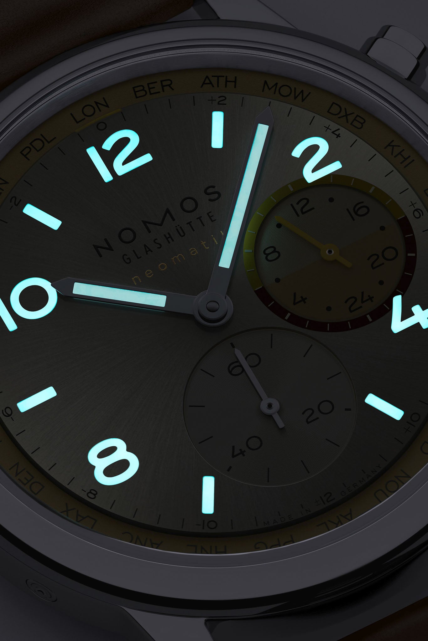 Nomos Glashütte Club Sport Neomatik Worldtimer Reverie