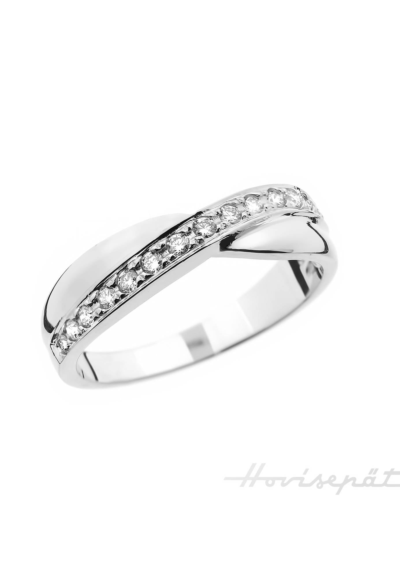 Katariina 1 valkokultainen timanttisormus 0,23ct