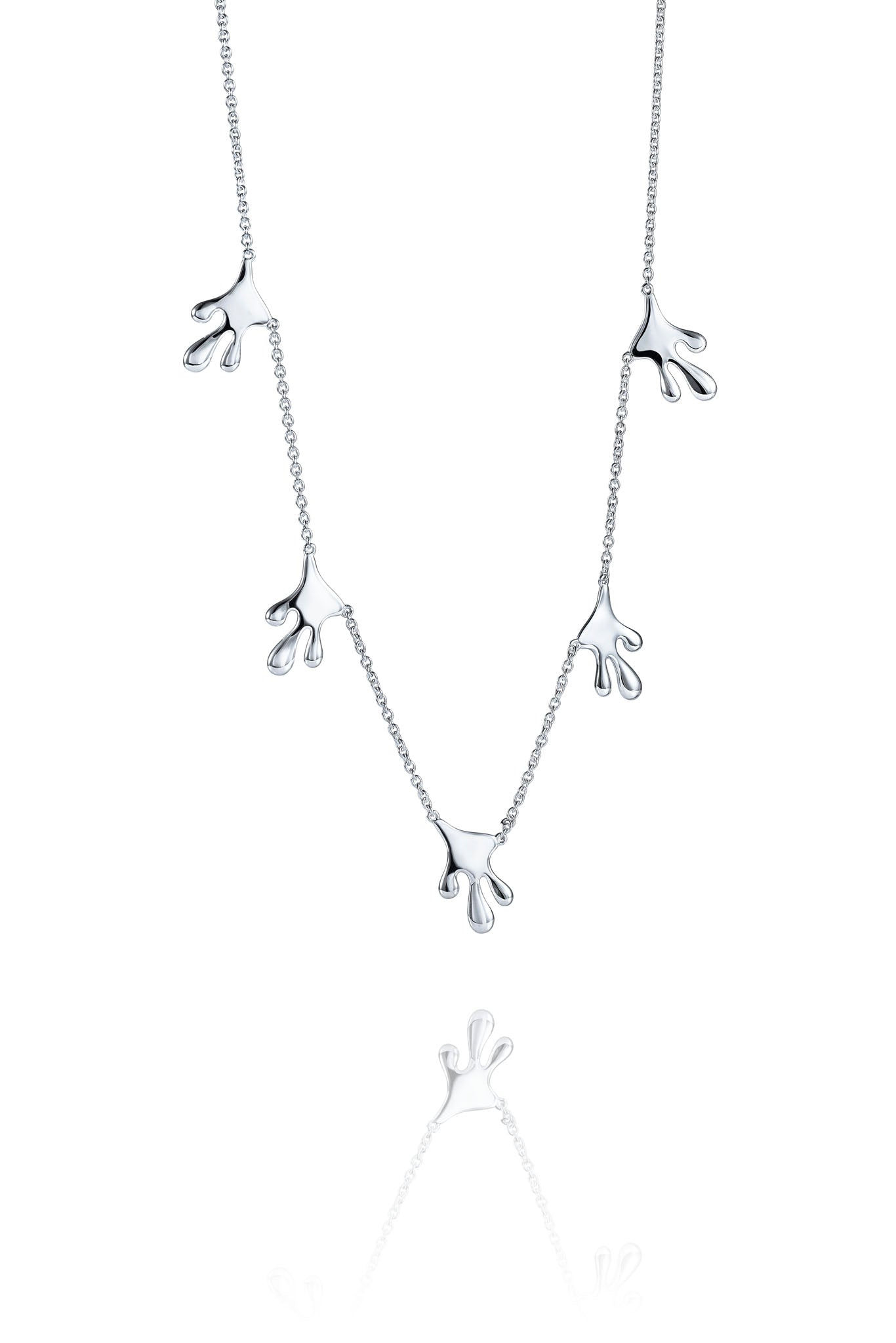 Efva Attling Honey Necklace hopeinen kaulakoru Säädettävä:40/45cm