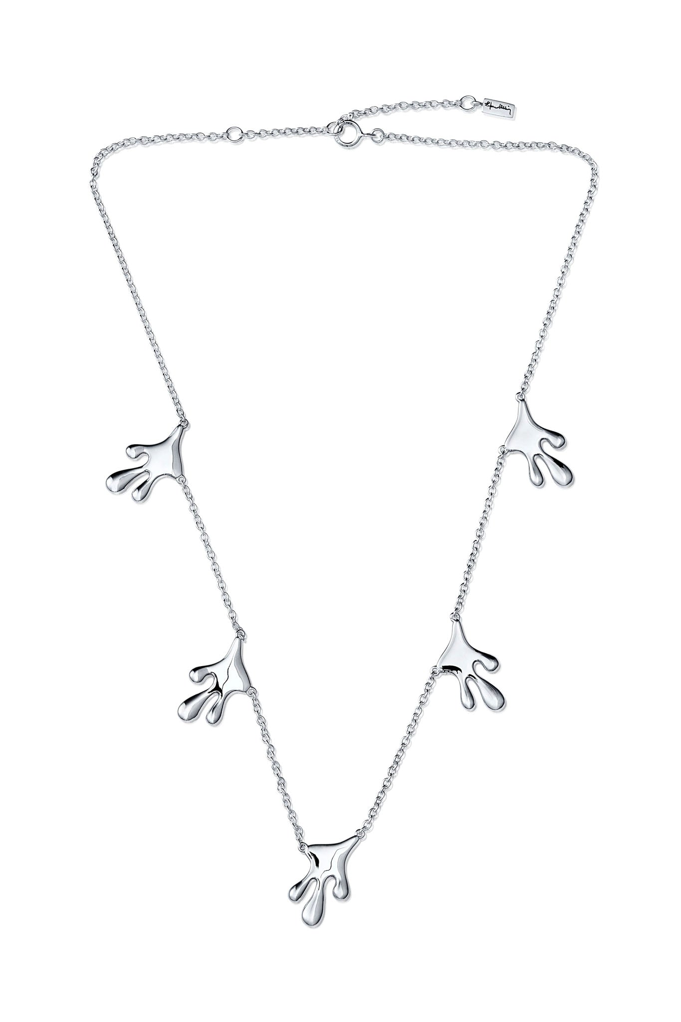 Efva Attling Honey Necklace hopeinen kaulakoru Säädettävä:40/45cm