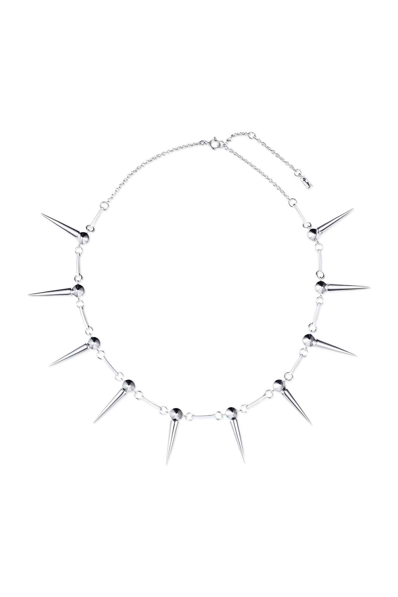 Efva Attling Bring The Drama Collier hopeinen kaulakoru Säädettävä:40/45cm