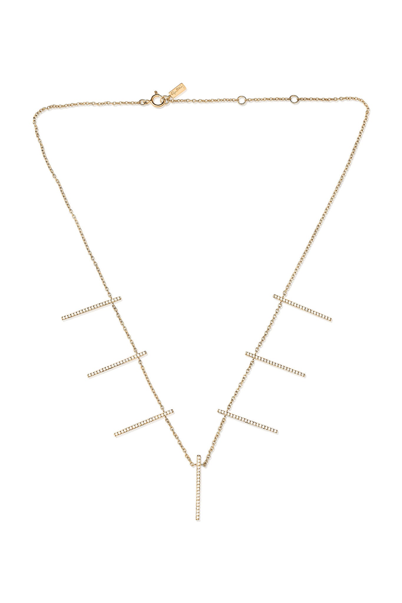 Efva Attling Starline & Stars Collier kultainen timanttikaulakoru Säädettävä:40/45cm