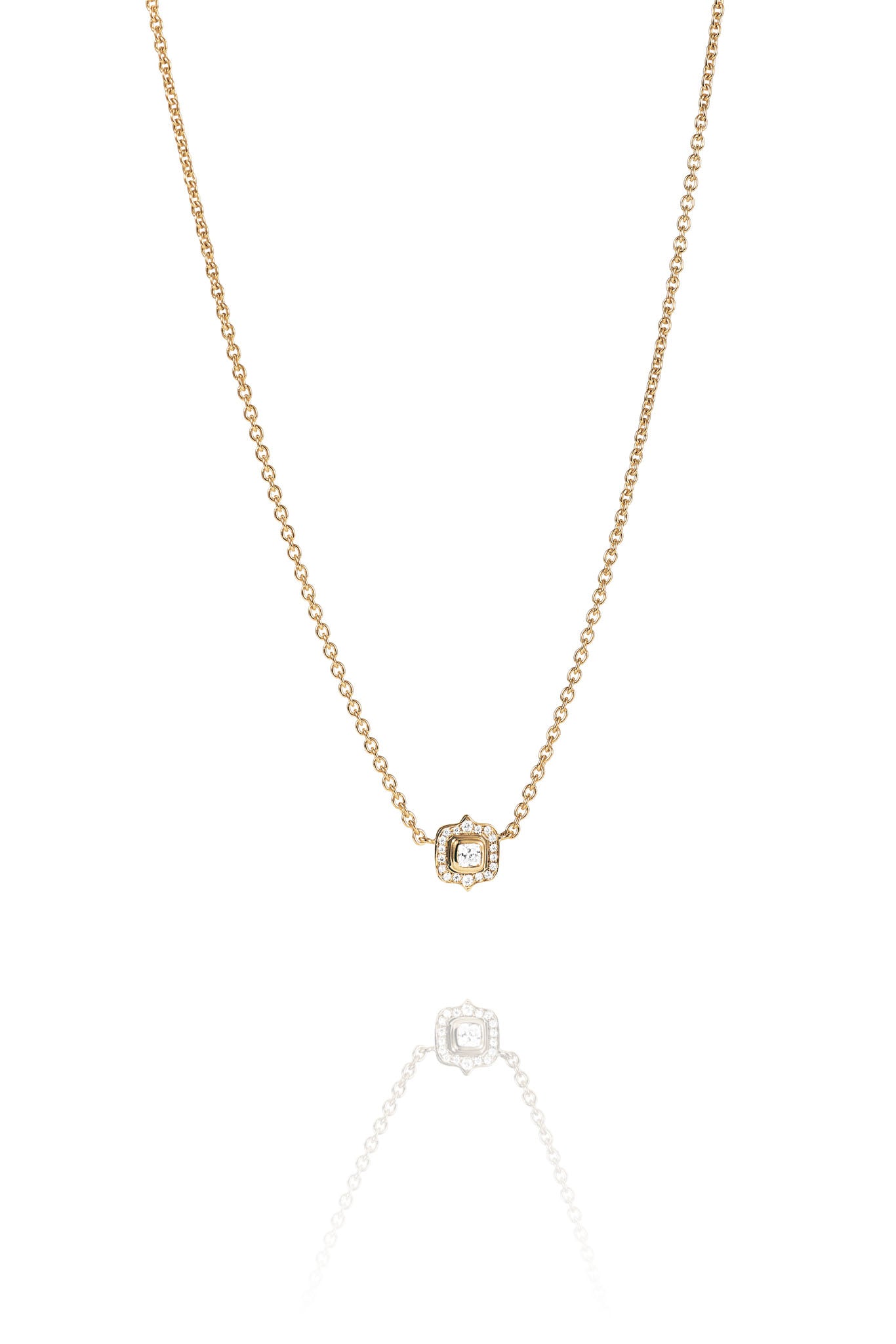 Efva Attling The Mrs Necklace 0.30ct kultainen timanttikaulakoru Säädettävä:40/45cm