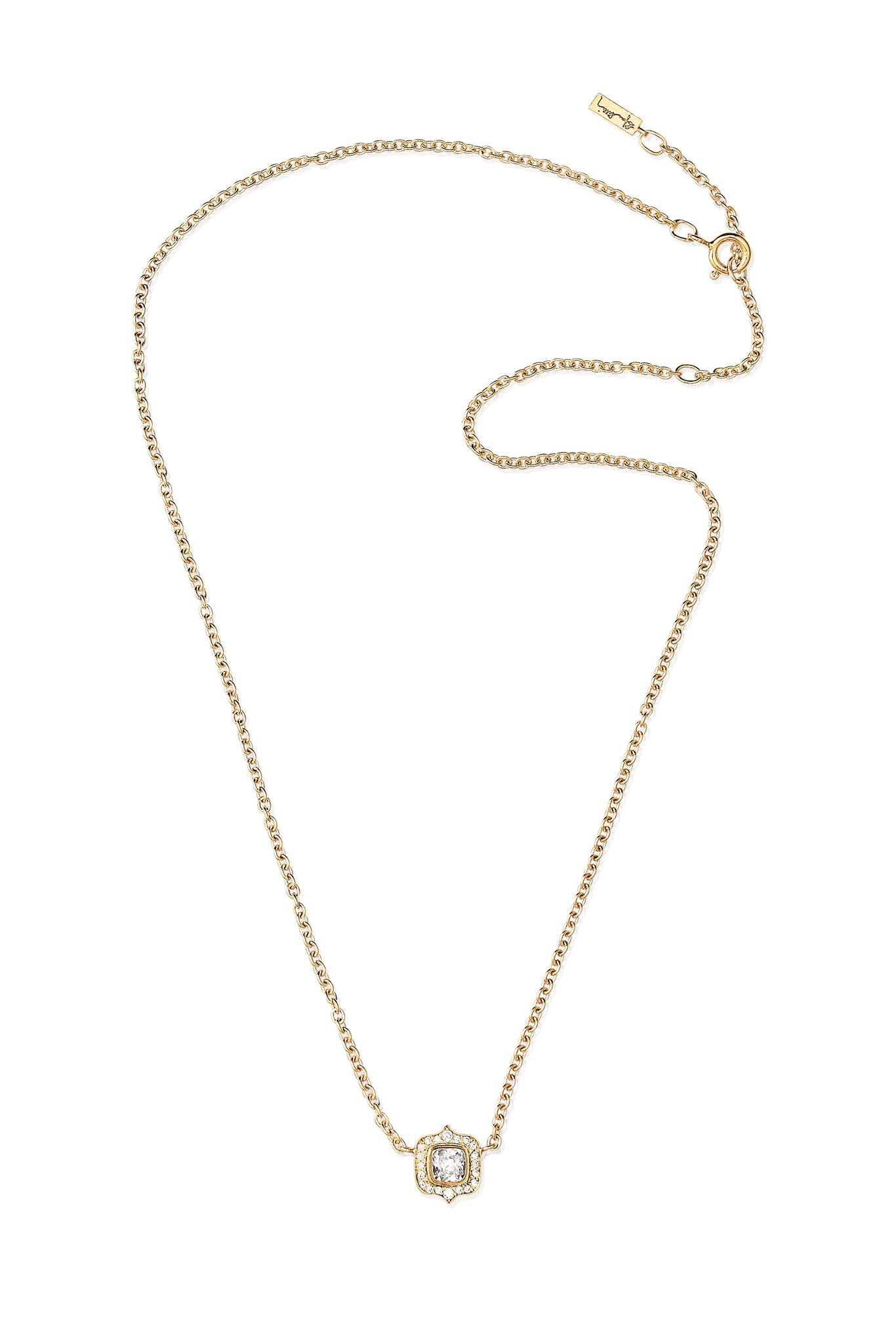 Efva Attling The Mrs Necklace 0.30ct kultainen timanttikaulakoru Säädettävä:40/45cm