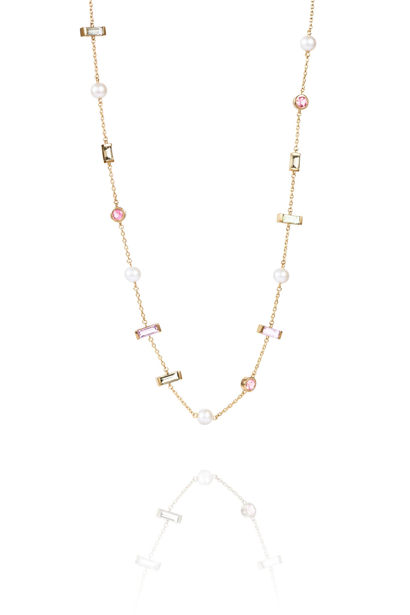 Efva Attling Dreams & Pearls Necklace kultainen kaulakoru