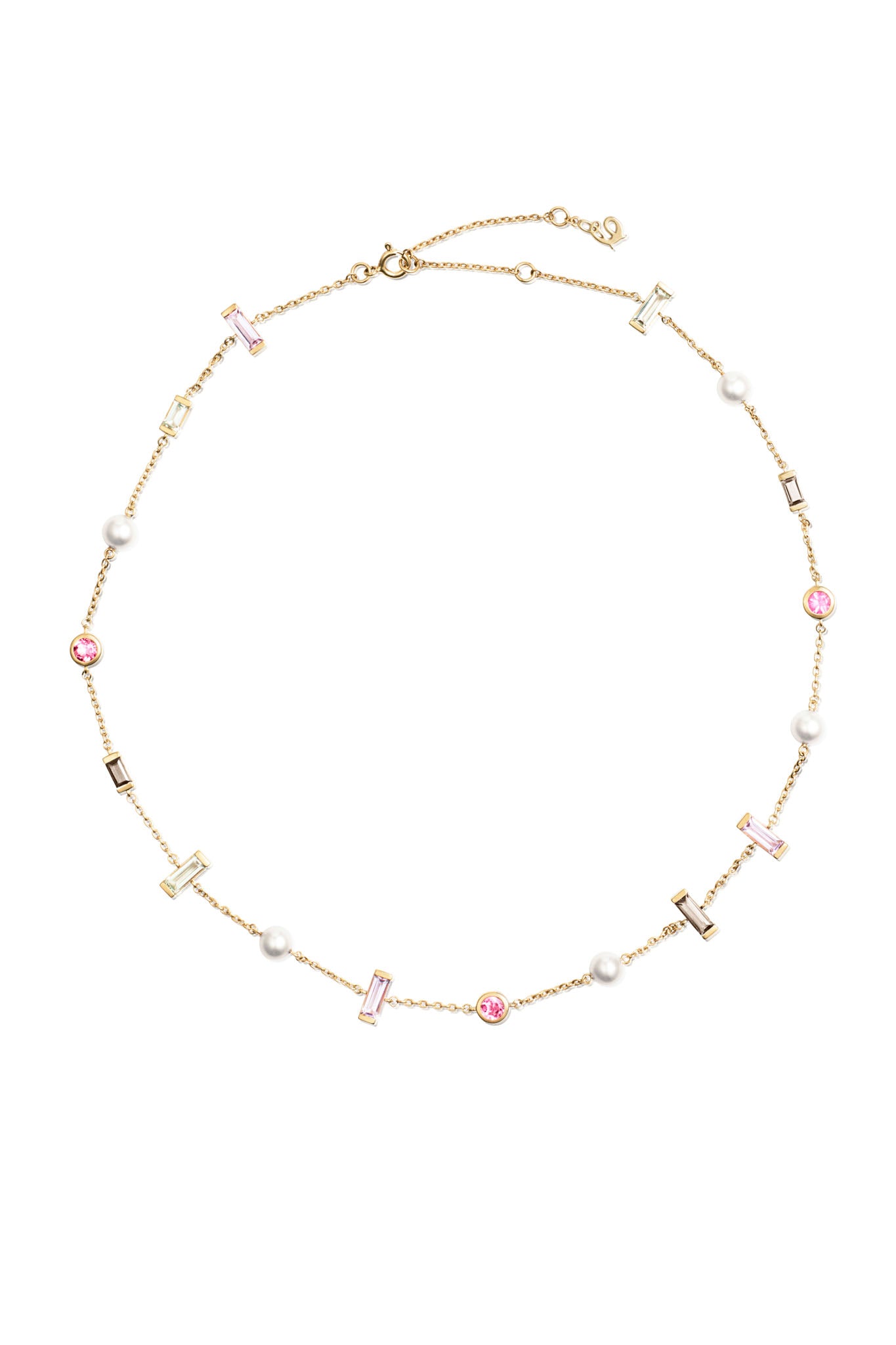 Efva Attling Dreams & Pearls Necklace kultainen kaulakoru