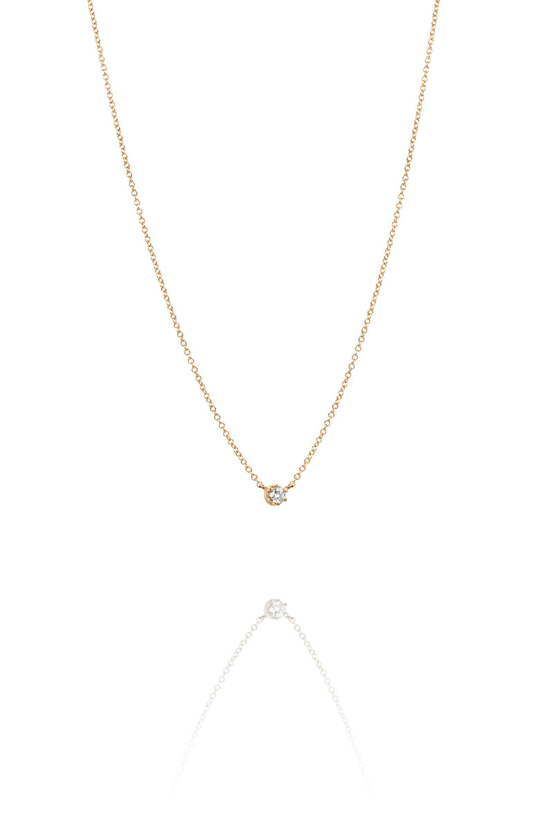 Efva Attling Crown & Stars Necklace 0.19ct kultainen timanttikaulakoru 10-101-02161 tuotekuva