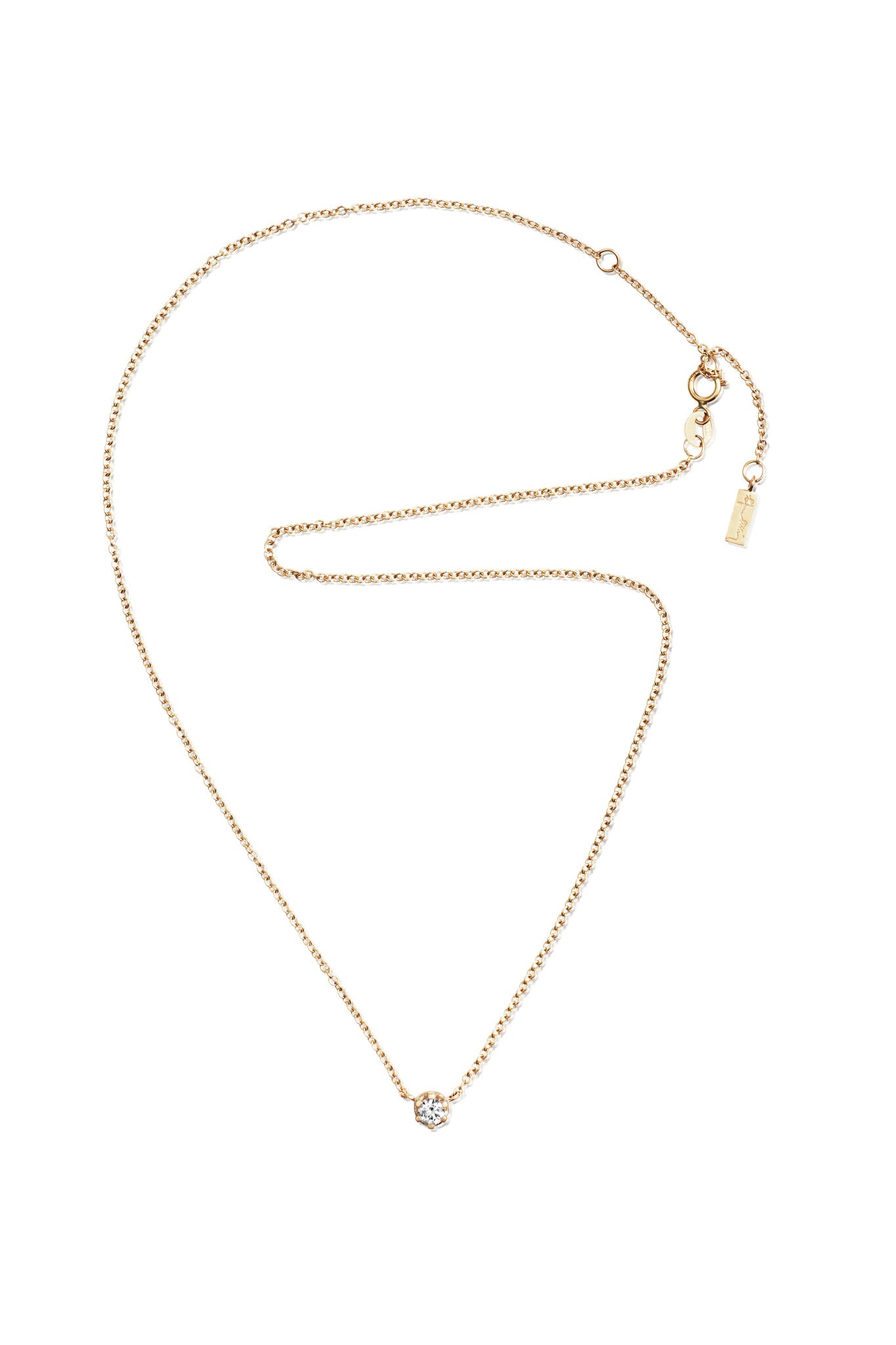 Efva Attling Crown & Stars Necklace 0.19ct kultainen timanttikaulakoru
