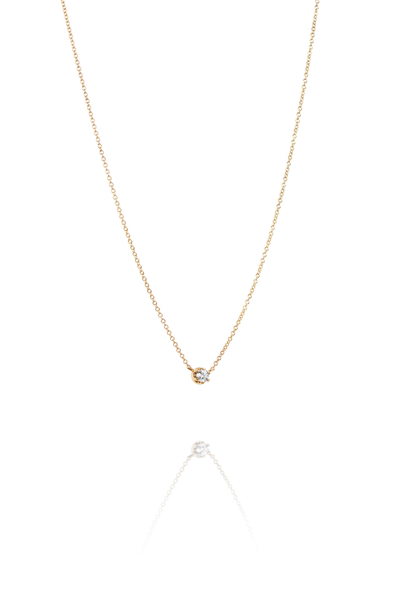 Efva Attling Crown & Stars Necklace 0.30ct kultainen timanttikaulakoru