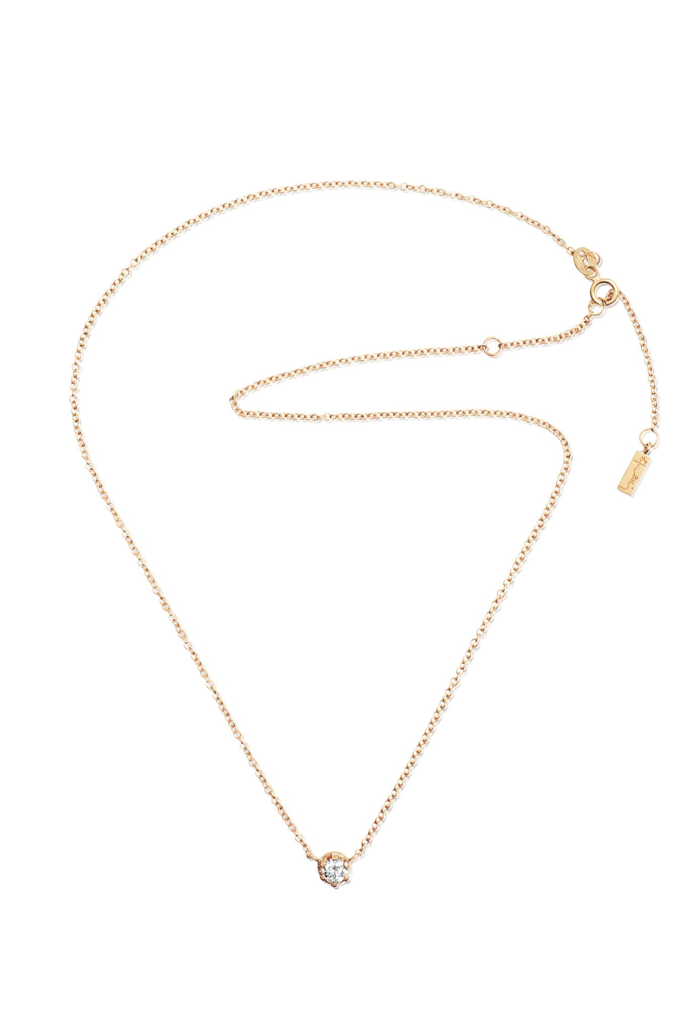 Efva Attling Crown & Stars Necklace 0.30ct kultainen timanttikaulakoru