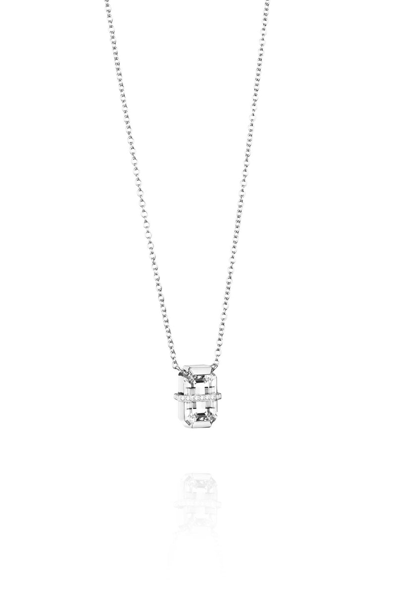 Efva Attling Little Bend Over kaulakoru Crystal Quar 10-102-01957 tuotekuva
