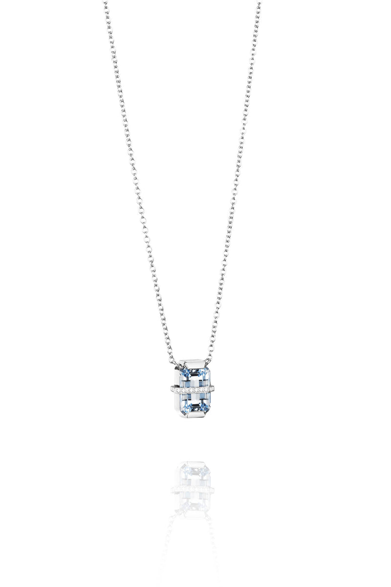 Efva Attling Little Bend Over kaulakoru Aquamarine 10-102-01959 tuotekuva