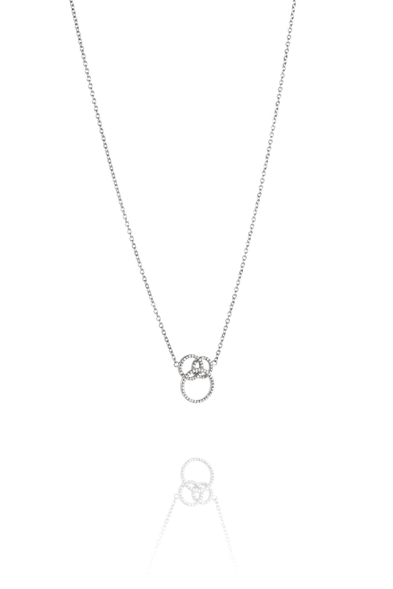 Efva Attling Bubbles & Stars Necklace valkokultainen timanttikaulakoru 10-102-02160 tuotekuva