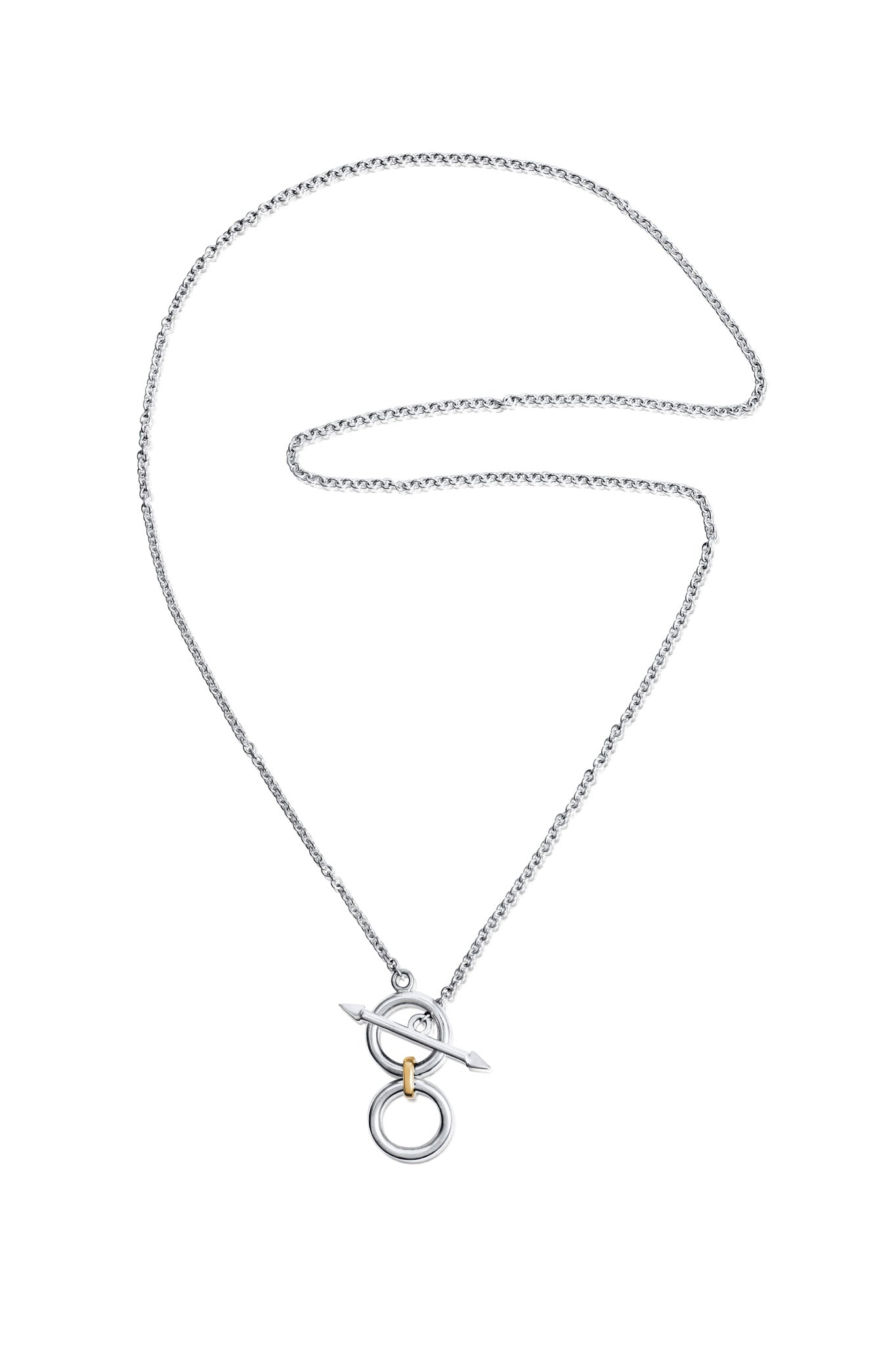 Efva Attling Divorced With Children Necklace II hopeinen kaulakoru
