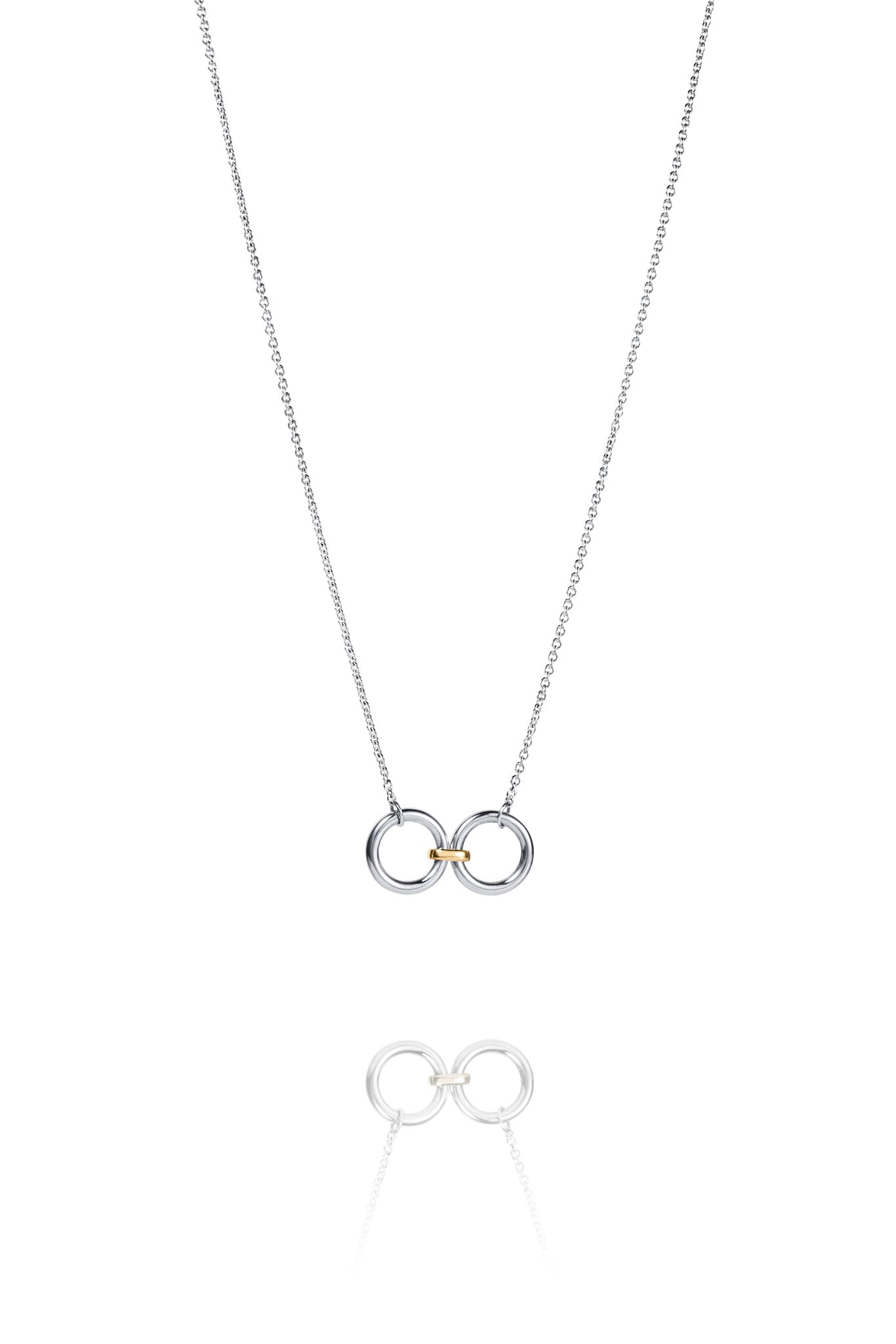Efva Attling Divorced With Children Necklace hopeinen kaulakoru