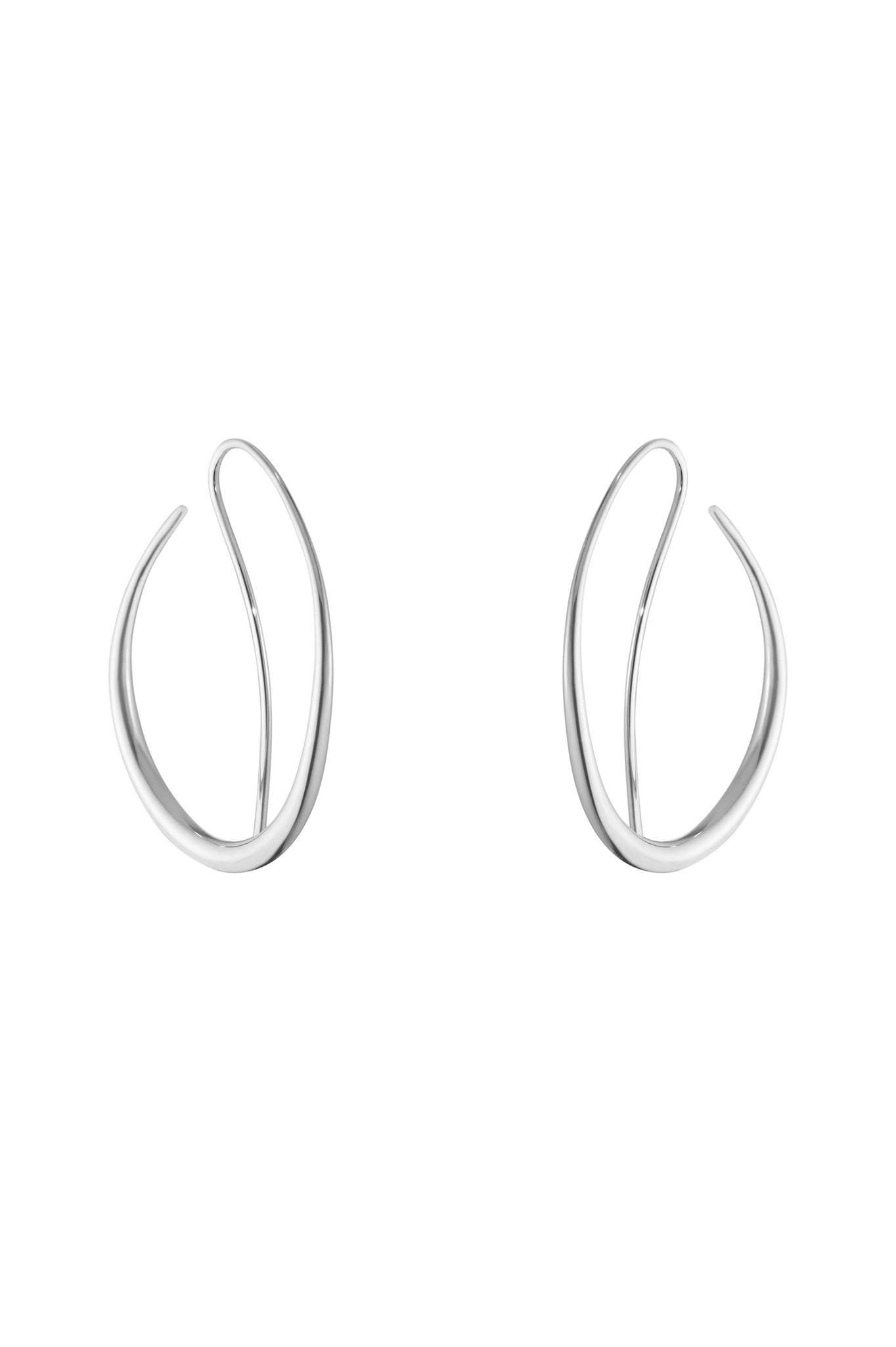 Georg Jensen Offspring double hopeiset korvakorut Default Title
