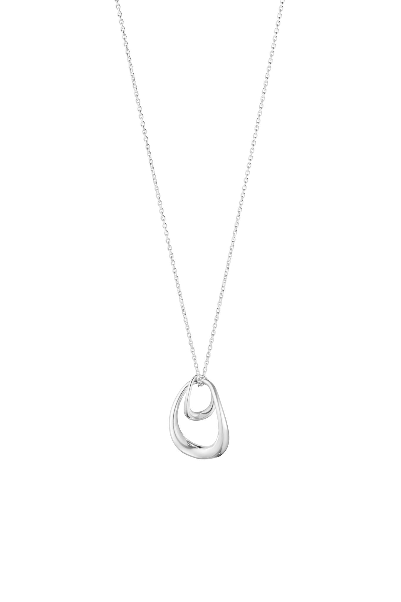 Georg Jensen Offspring large hopeinen kaulakoru 45cm