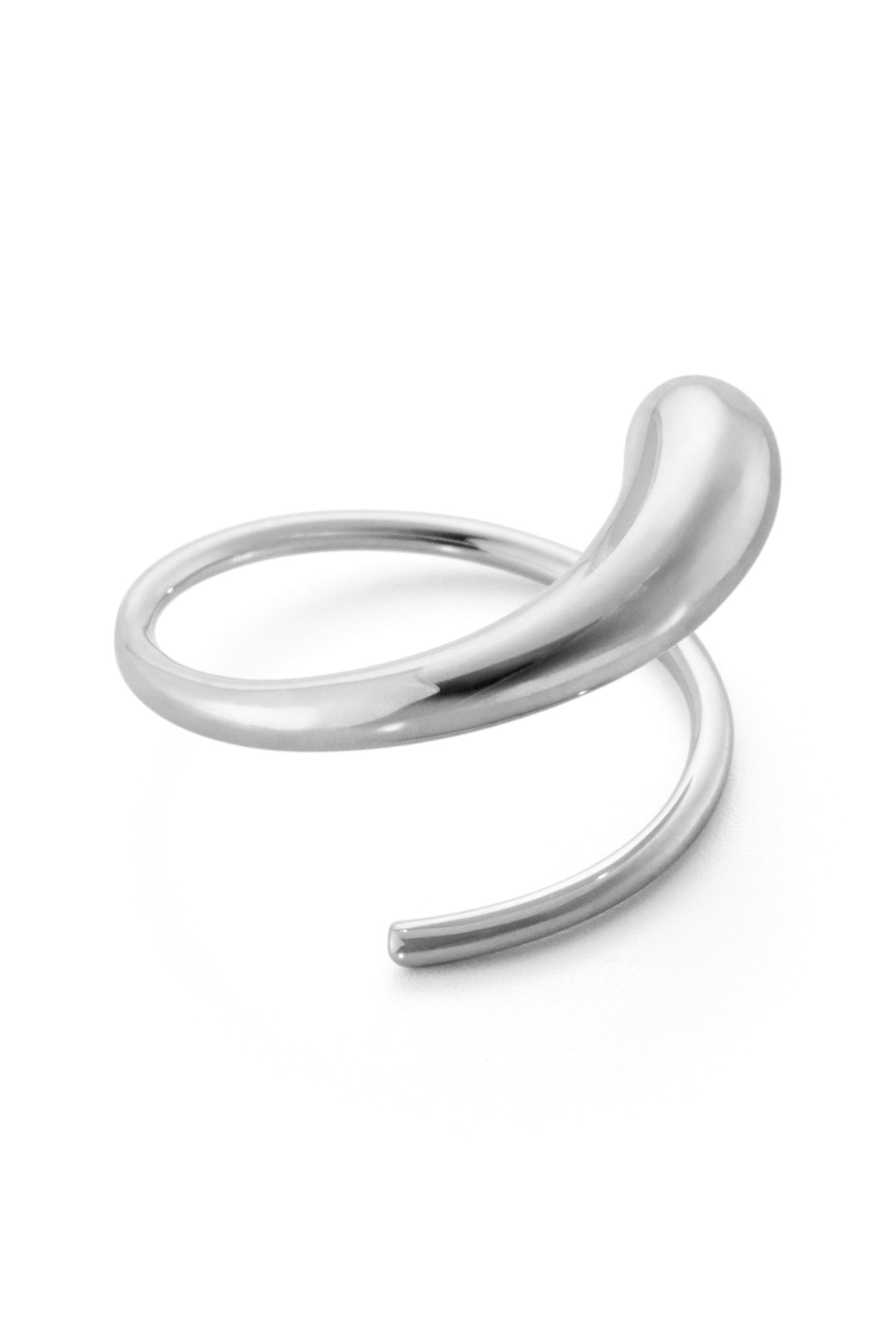 Georg Jensen Mercy hopeiset korvakorut Default Title