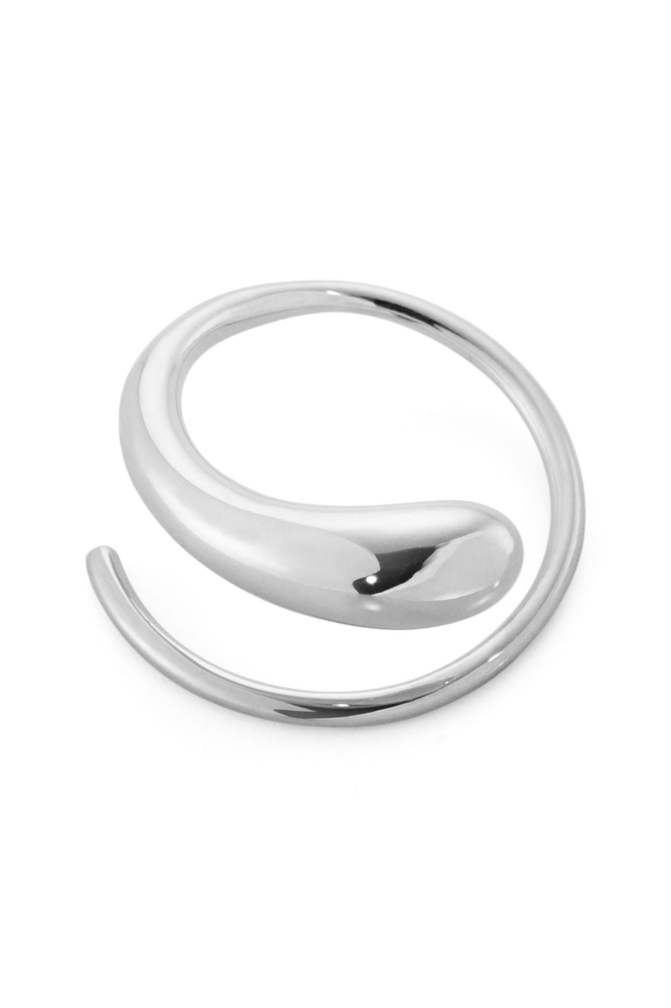 Georg Jensen Mercy hopeiset korvakorut Default Title