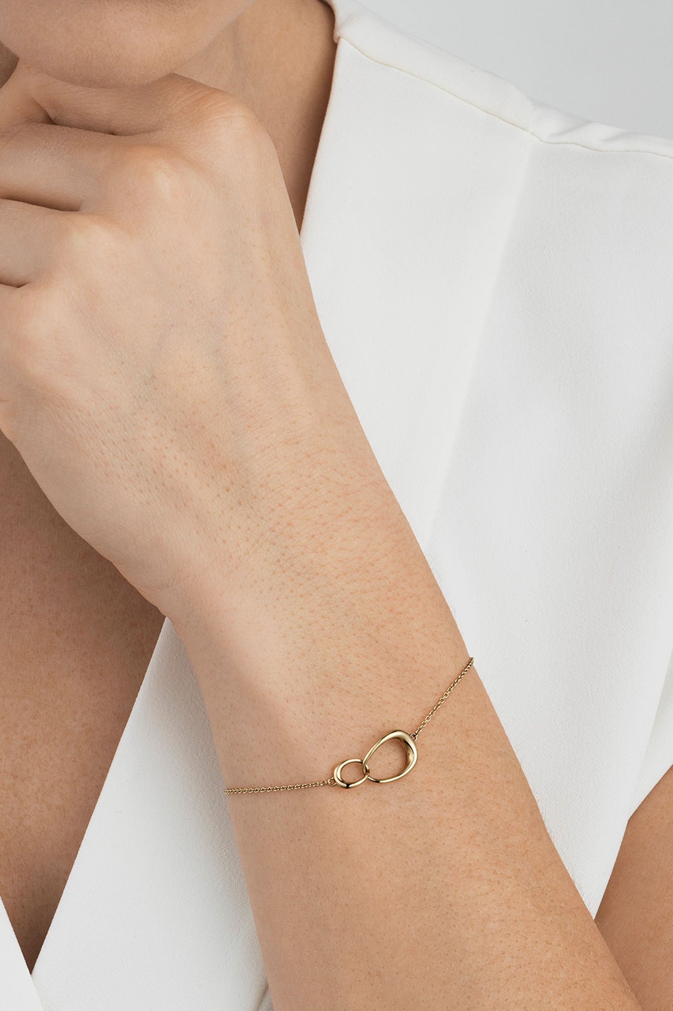 Georg Jensen Offspring kultainen rannekoru 18cm