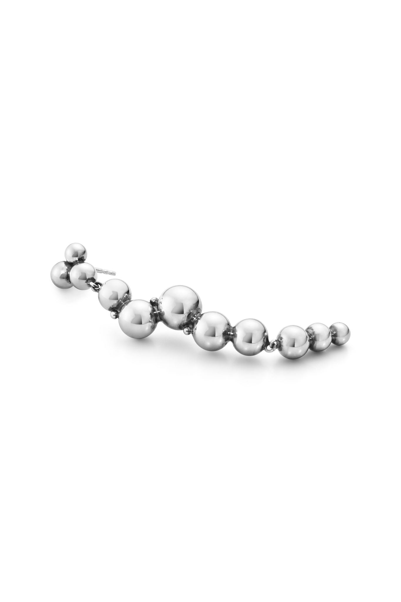 Georg Jensen Moonlight Grapes hopeiset korvakorut Default Title
