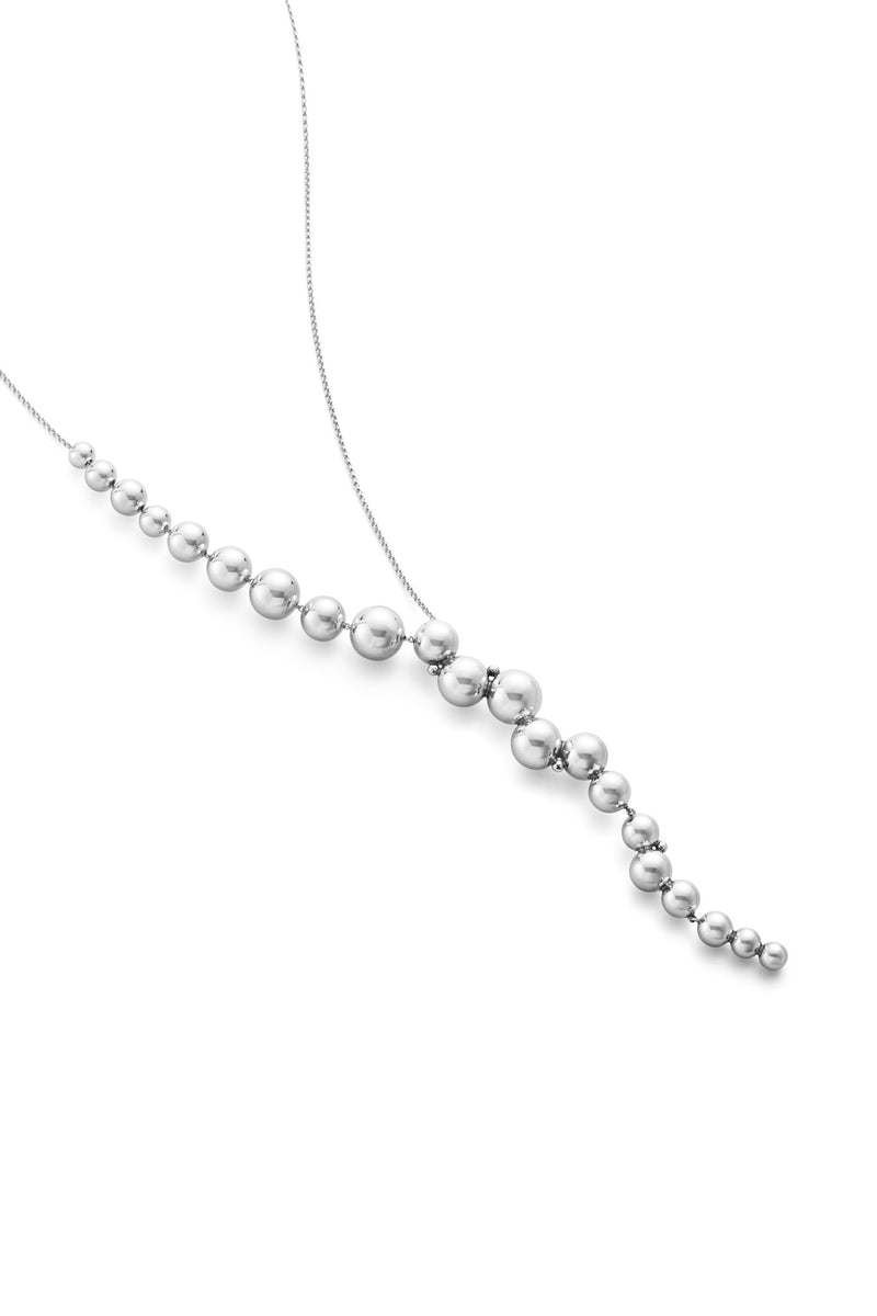 Georg Jensen Moonlight Grapes hopeinen kaulakoru 10019041 tuotekuva