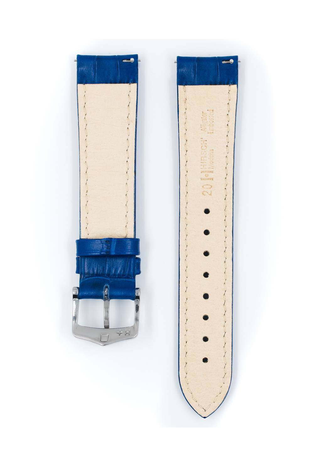 Hirsch Modena L Royal Blue kellon ranneke 20,00mm