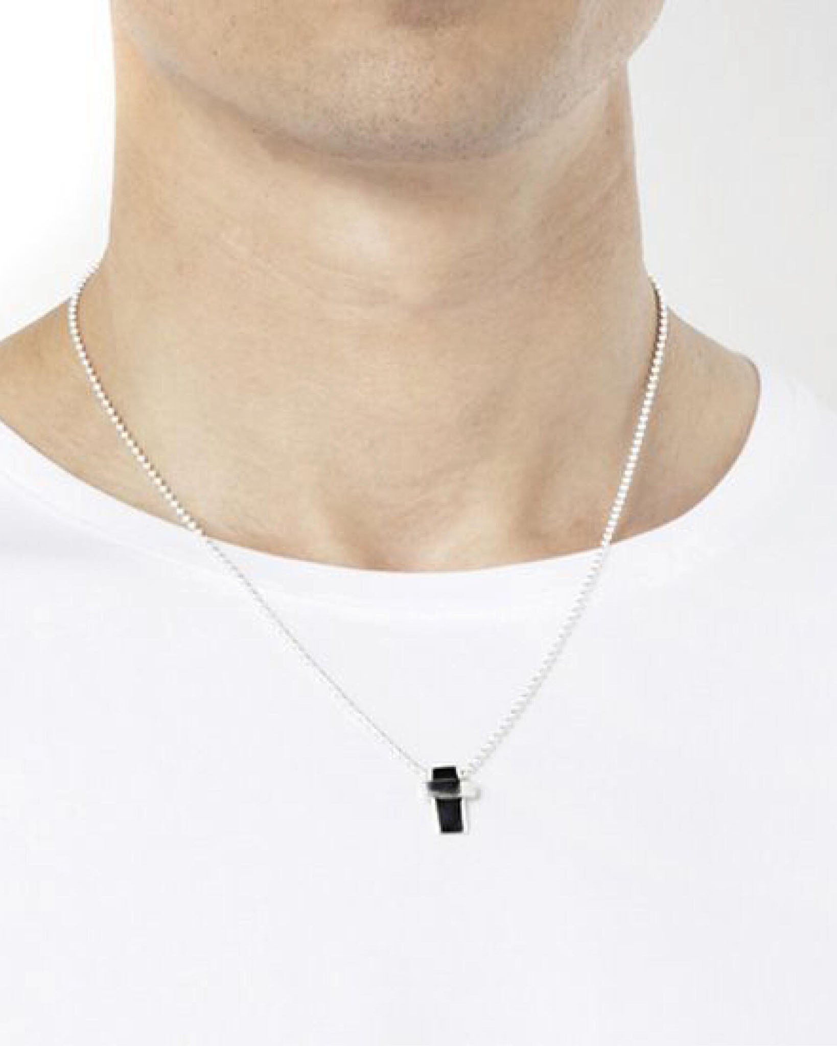 Efva Attling Little Silver Cross kaulakoru 40cm