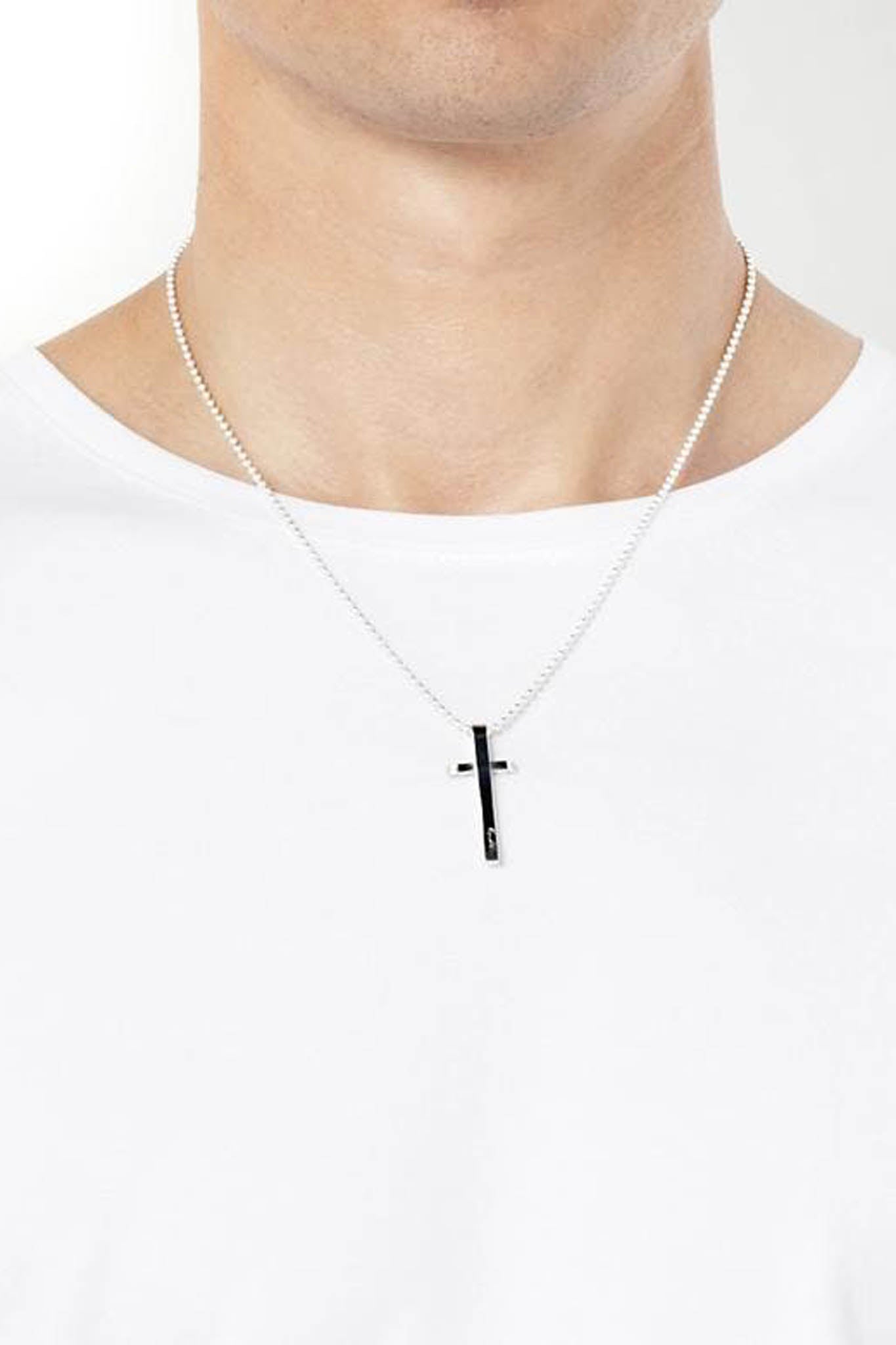 Efva Attling Little Simon Cross kaulakoru 40cm