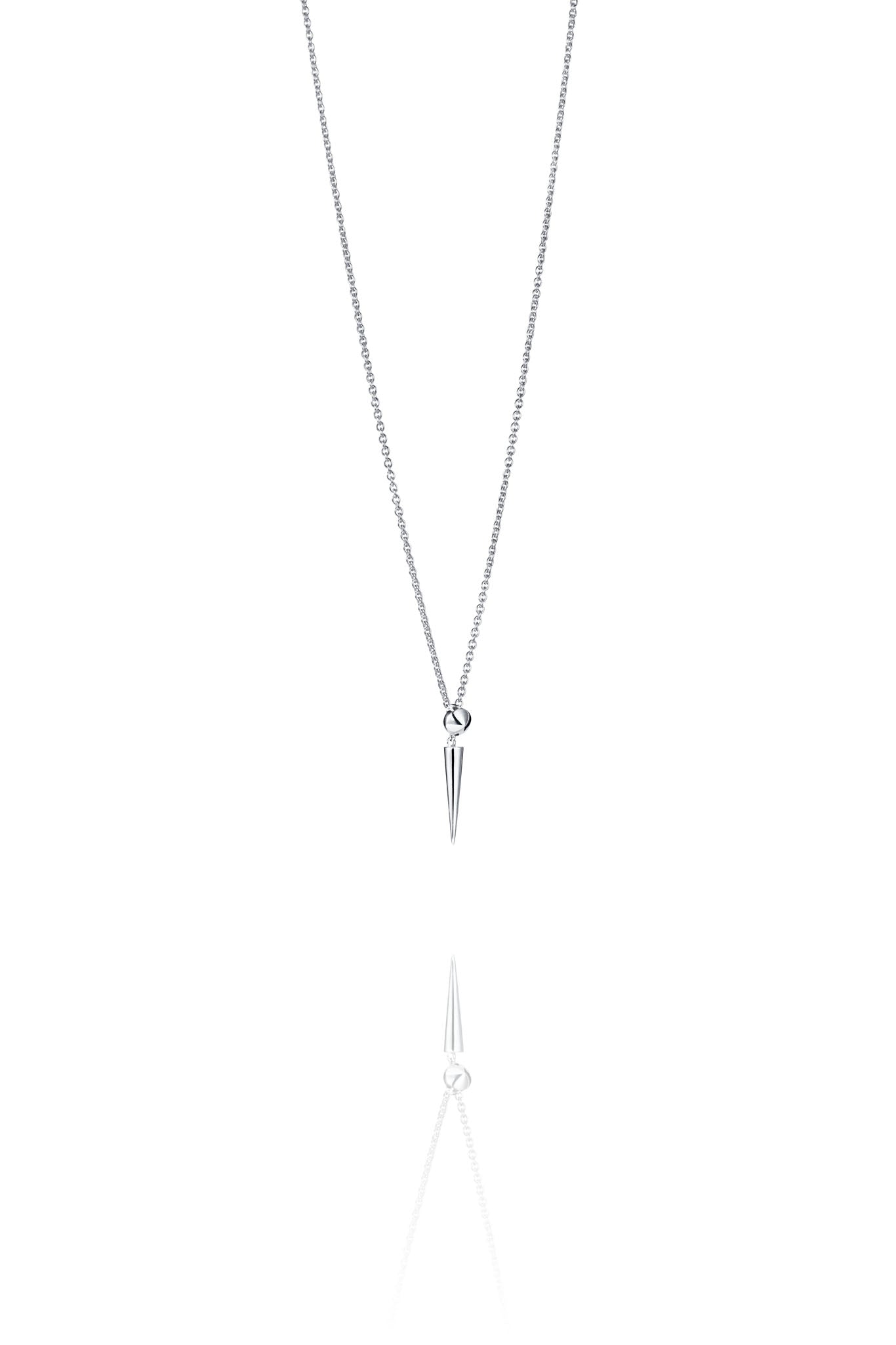 Efva Attling Spike Me Pendant hopeinen kaulakoru Säädettävä:38/40cm