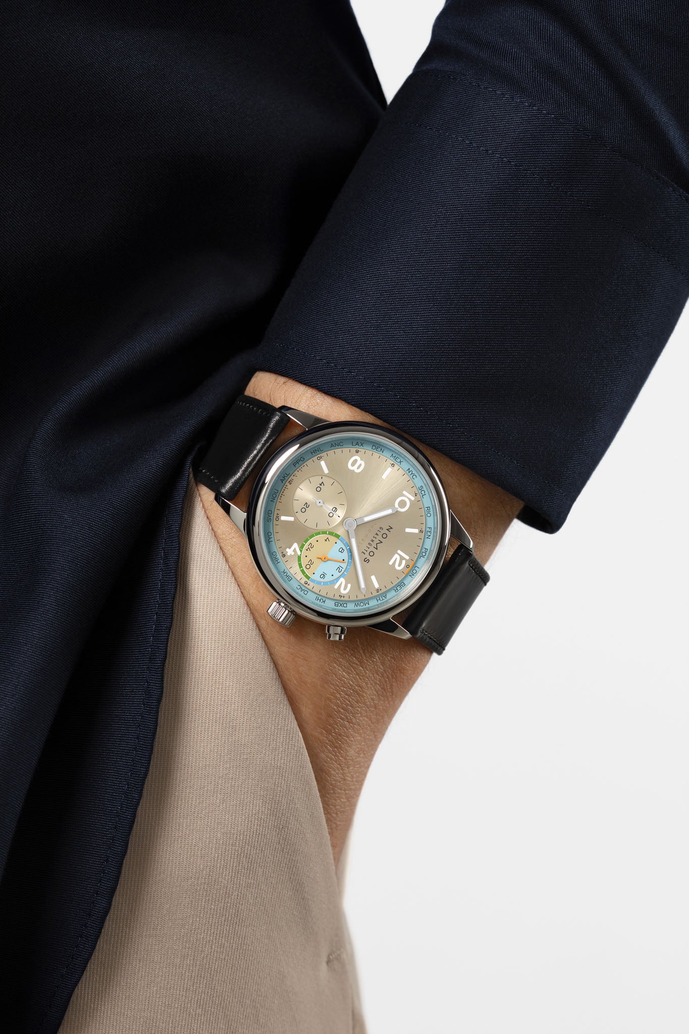 Nomos Glashütte Club Sport Neomatik Worldtimer Roam