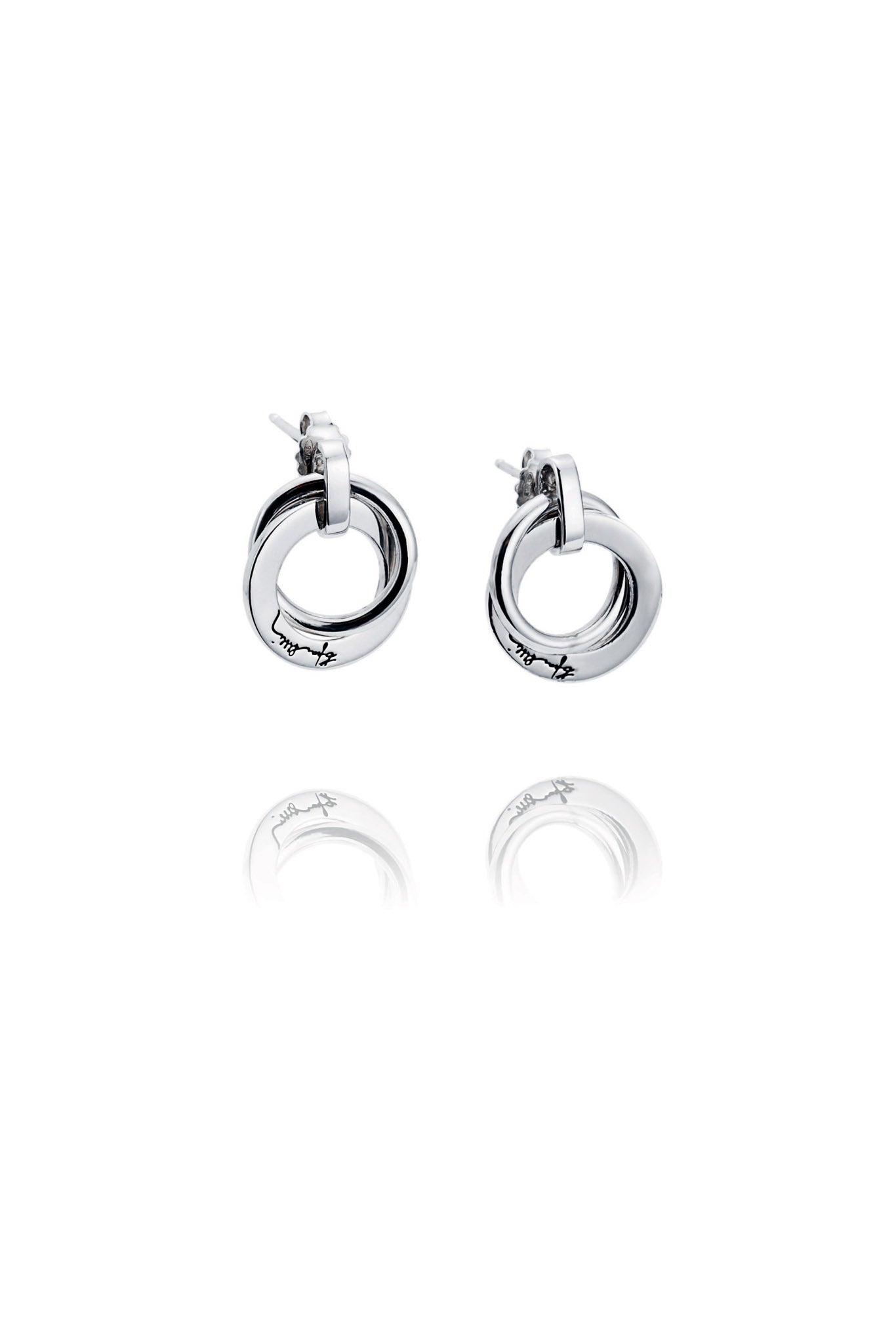 Efva Attling Twosome hopeiset korvakorut