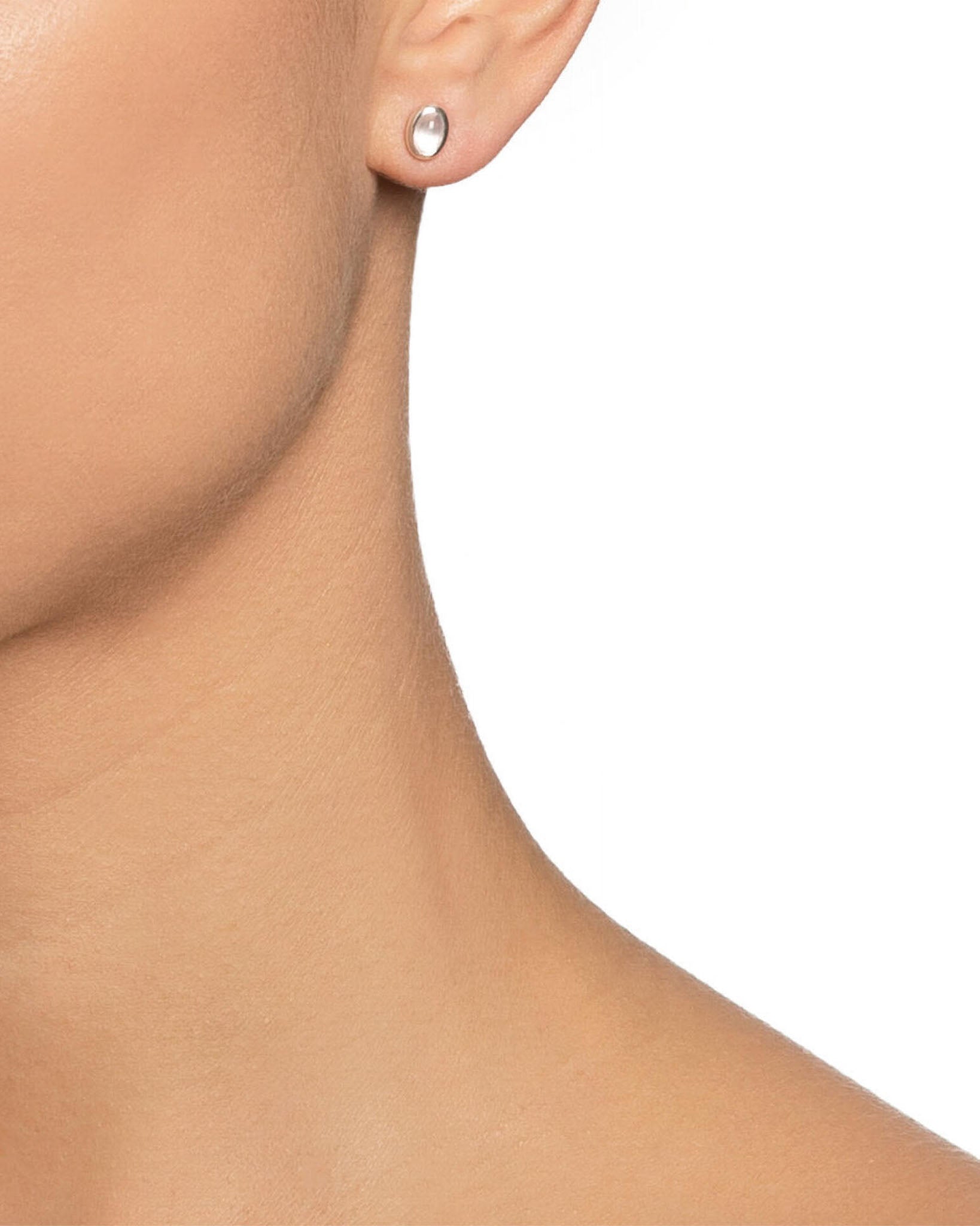 Efva Attling Love bead ruusukvartsi korvakorut Default Title